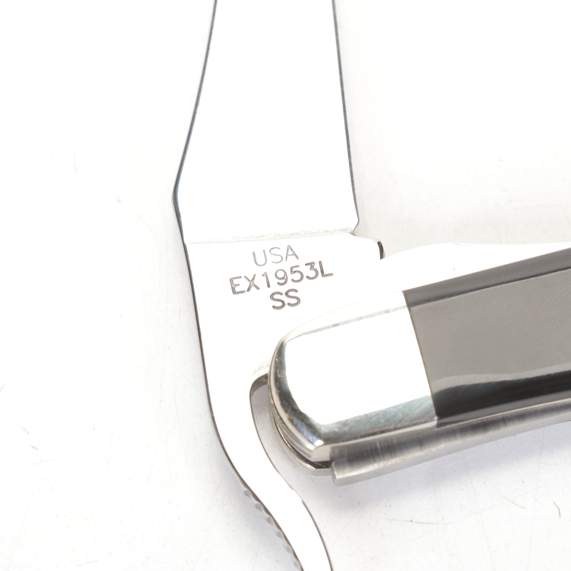 Case, Spyderco and Moki Folding Knives with Mother-of-Pearl and Abalone Handles