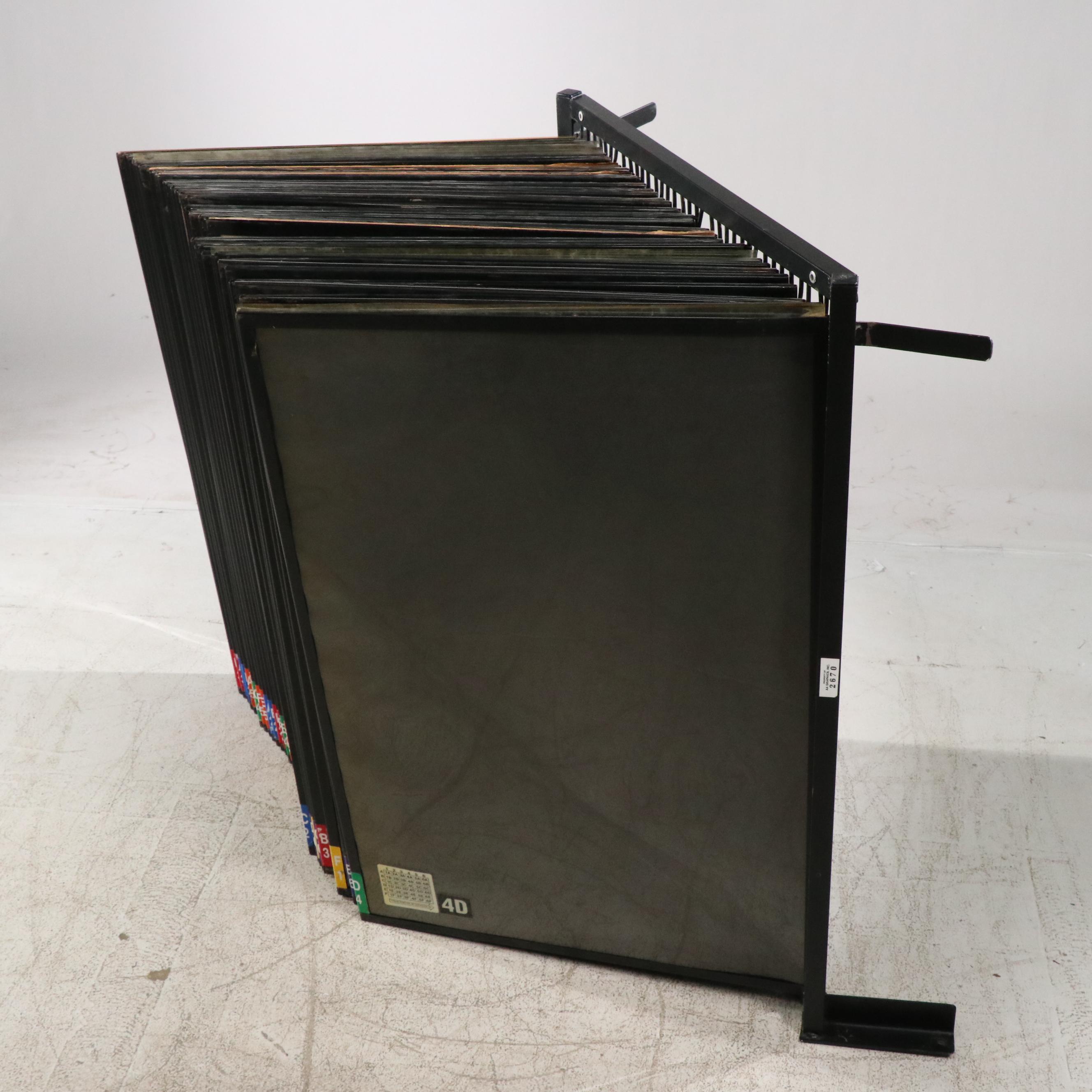 Wall Poster Display Case with Swing Panels