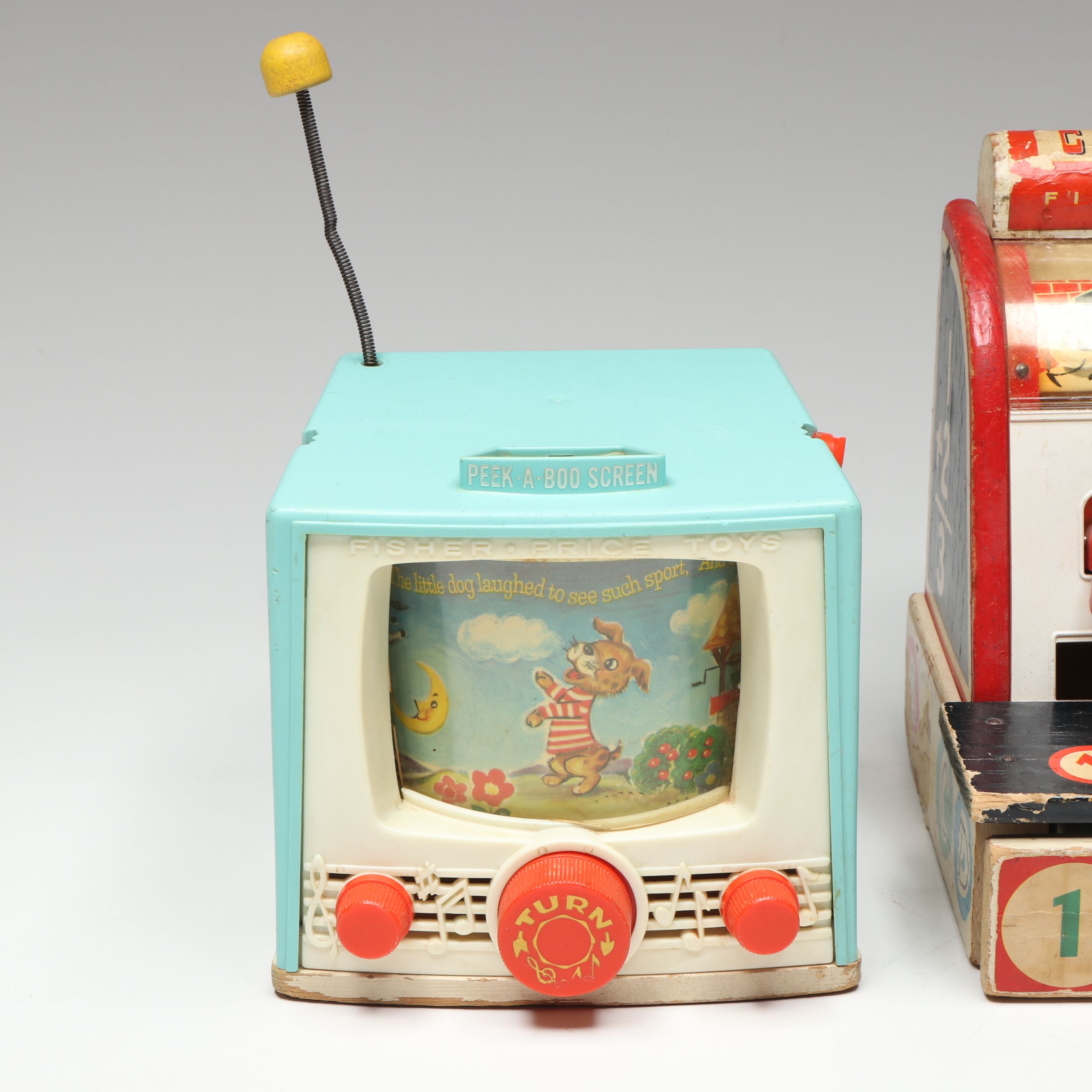 "Peek-A-Boo Screen," "Cash Register" and More Mid-Century Fisher-Price Toys