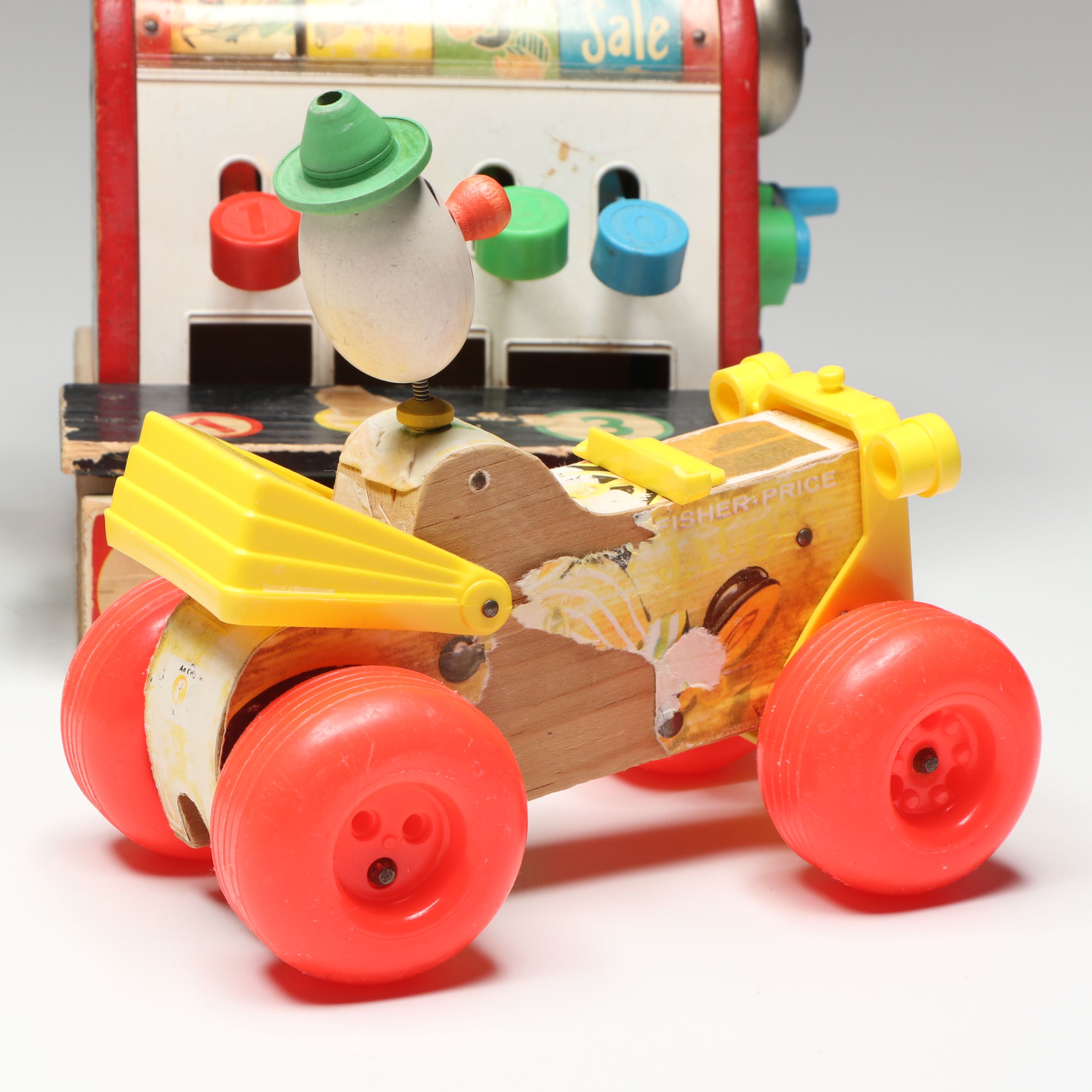 "Peek-A-Boo Screen," "Cash Register" and More Mid-Century Fisher-Price Toys