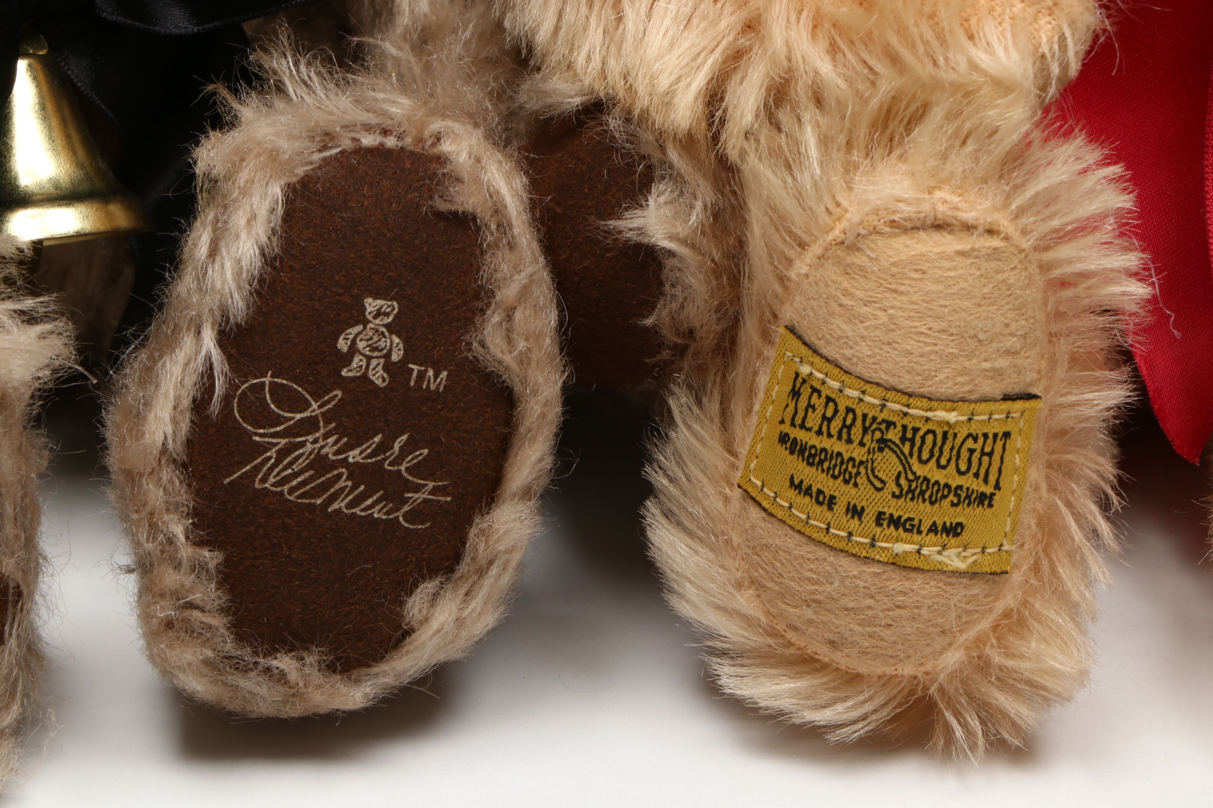 Merrythought "Jeremy" Mohair Bear with Barton's Creek and Other Plush Toys