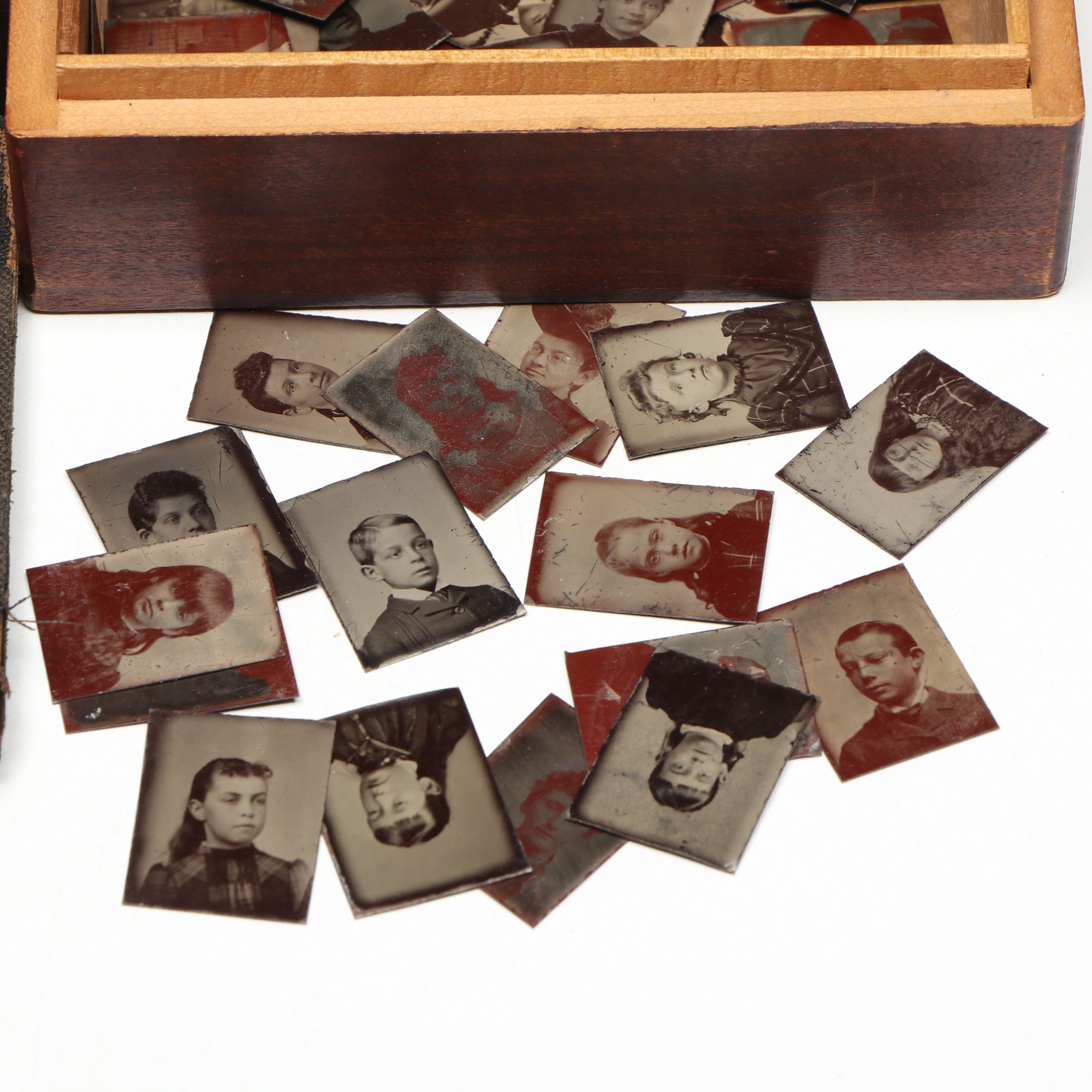 Daguerreotype and Tintype School Photo Headshots with Couple Photos