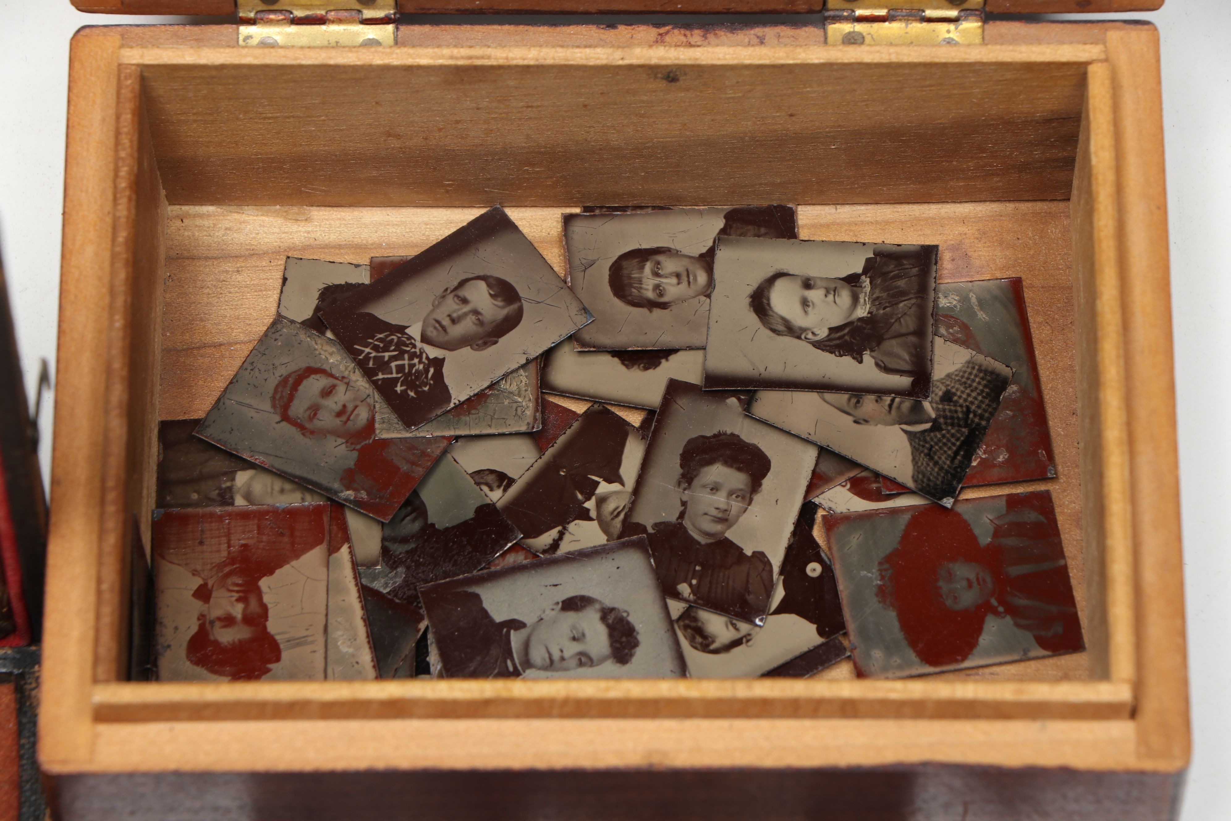 Daguerreotype and Tintype School Photo Headshots with Couple Photos