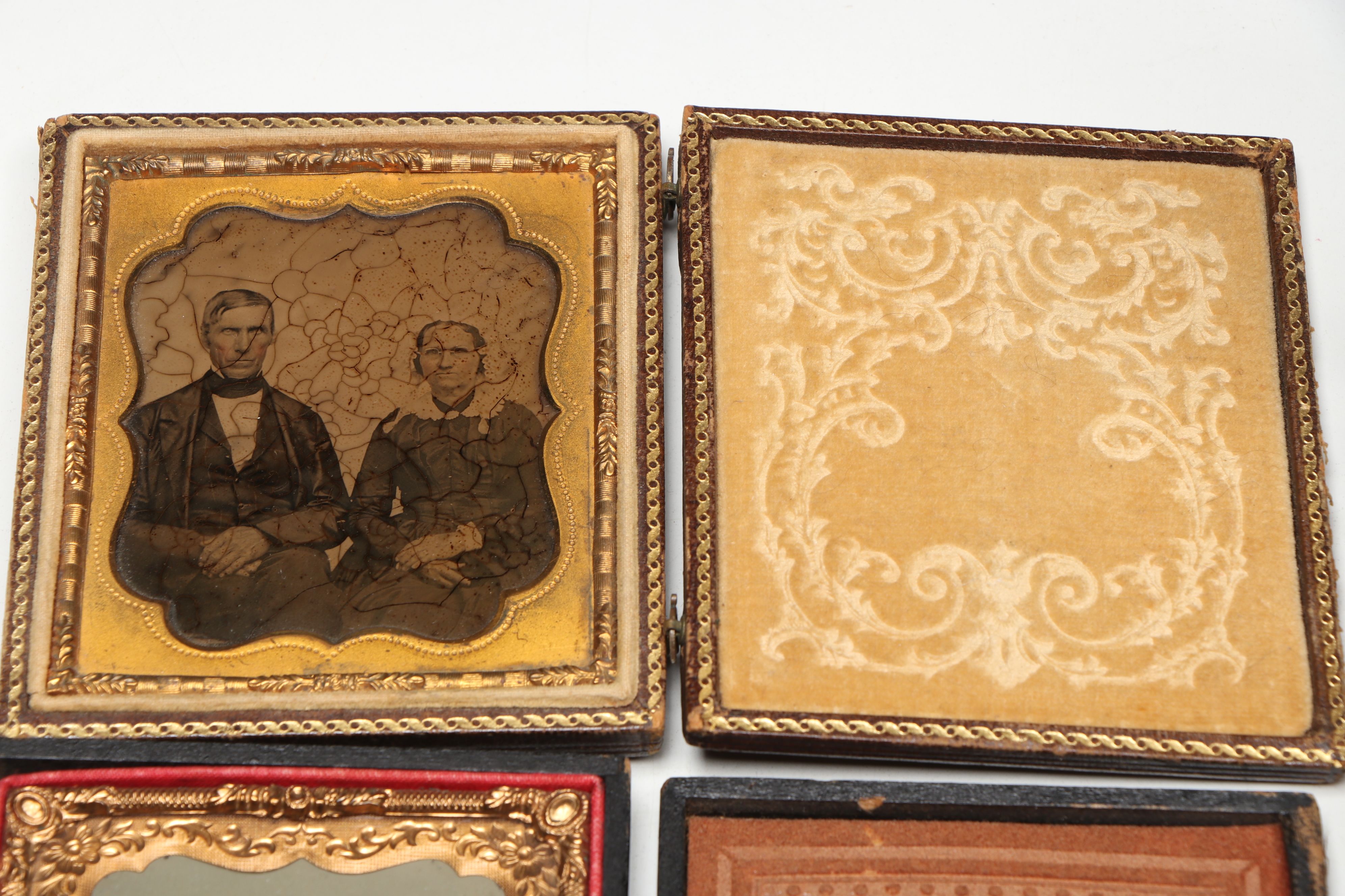Daguerreotype and Tintype School Photo Headshots with Couple Photos