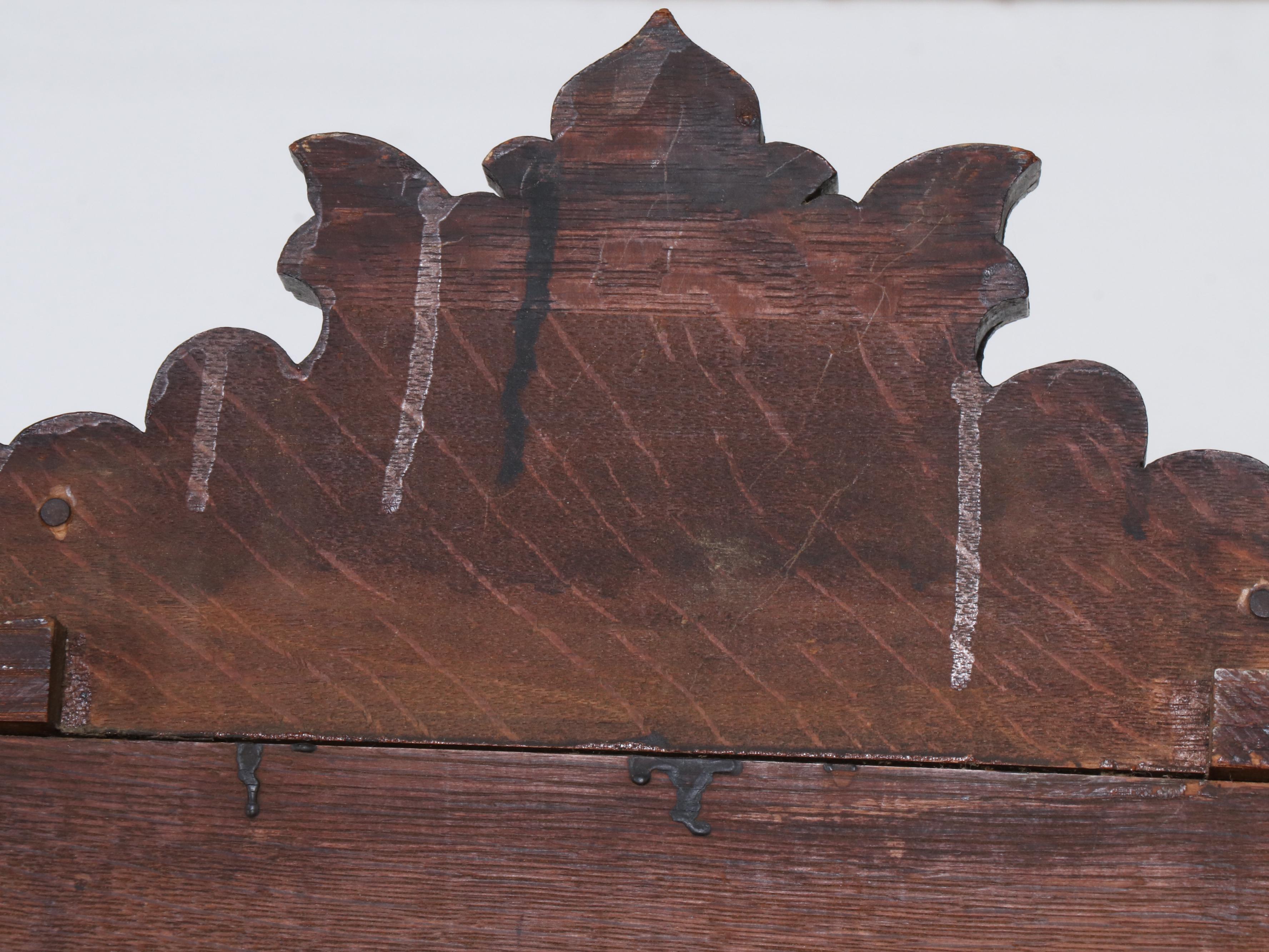 Victorian Carved Oak Hall Tree