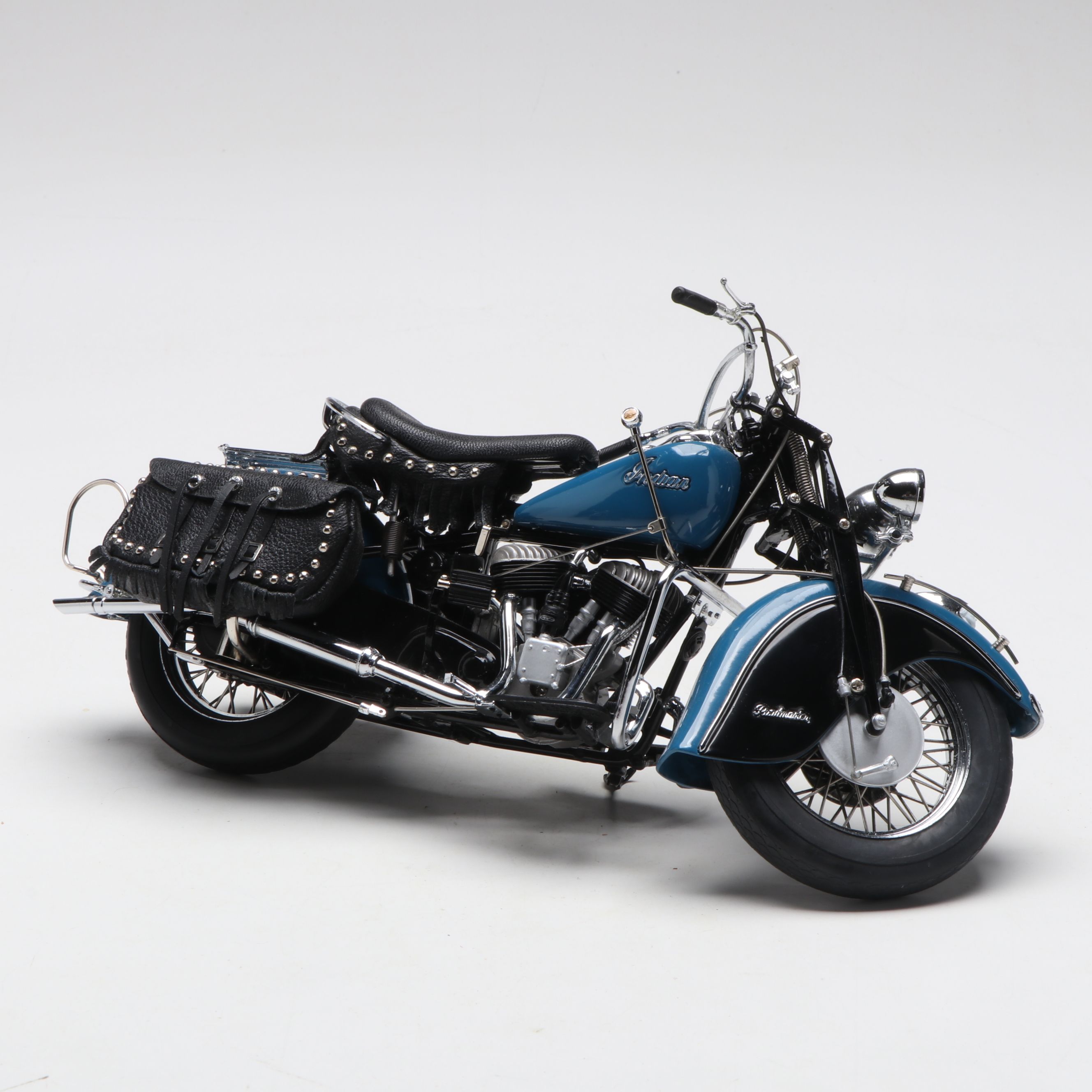 The Danbury Mint Diecast Model 1942 and 1948 Indian Motorcycles