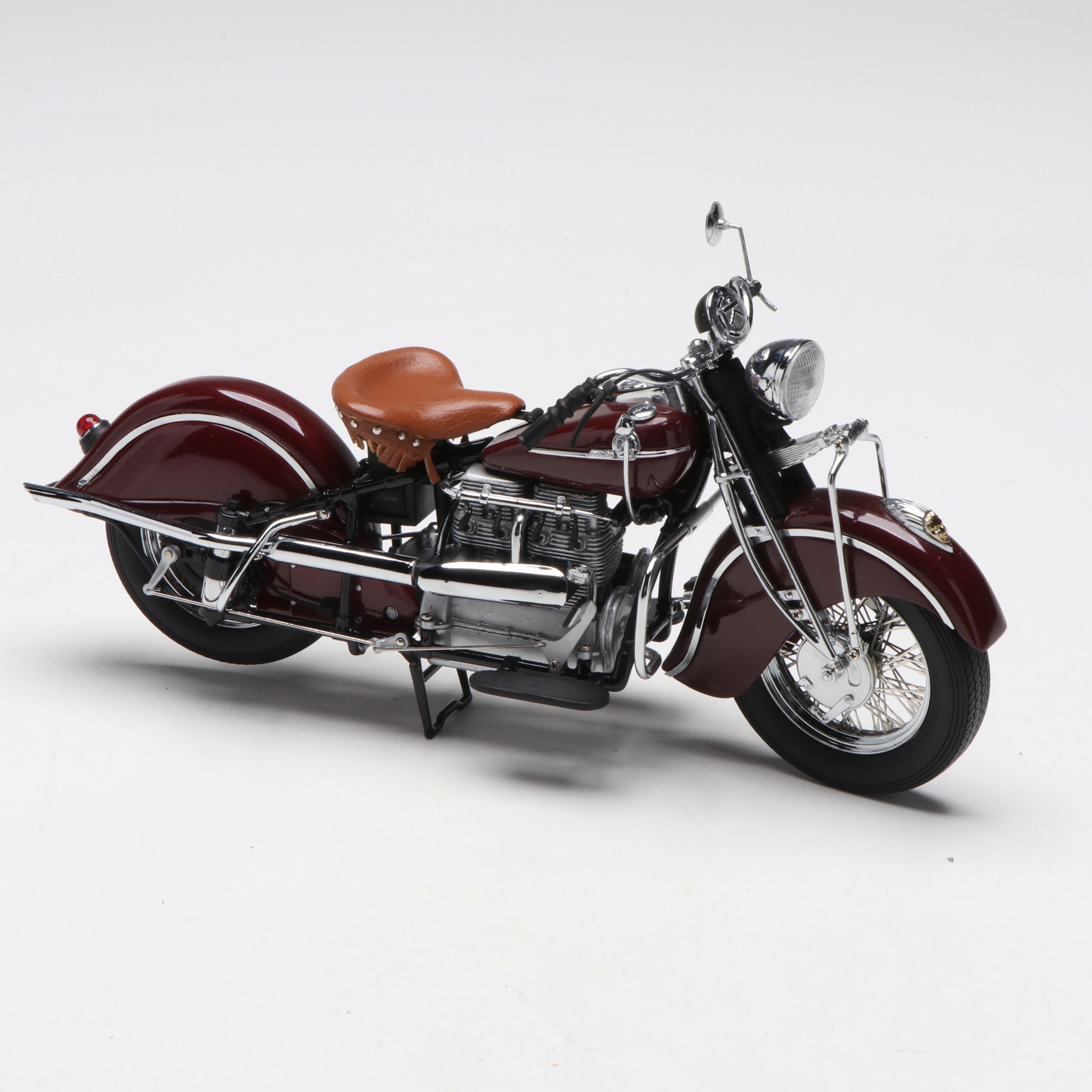 The Danbury Mint Diecast Model 1942 and 1948 Indian Motorcycles