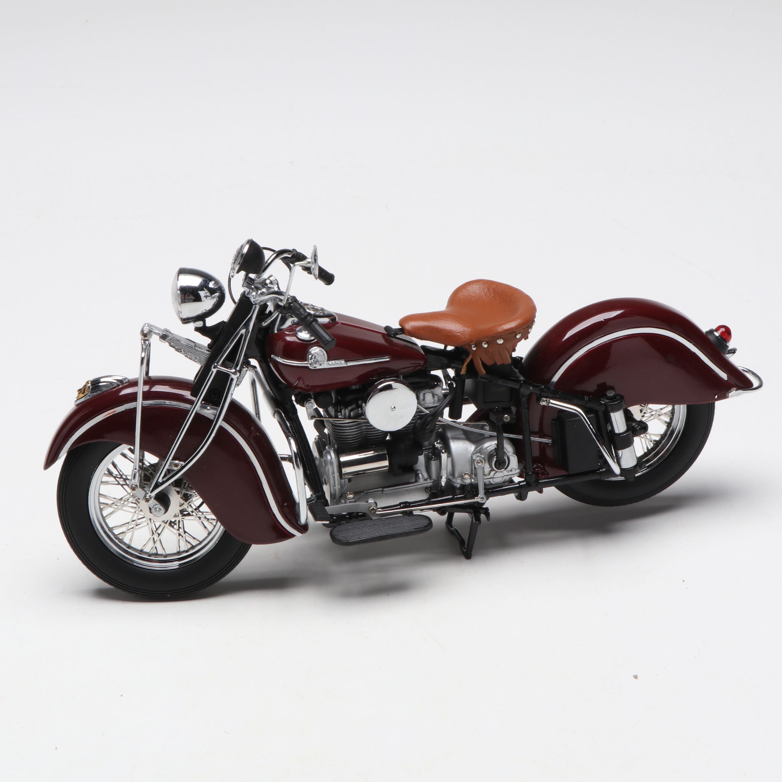 The Danbury Mint Diecast Model 1942 and 1948 Indian Motorcycles