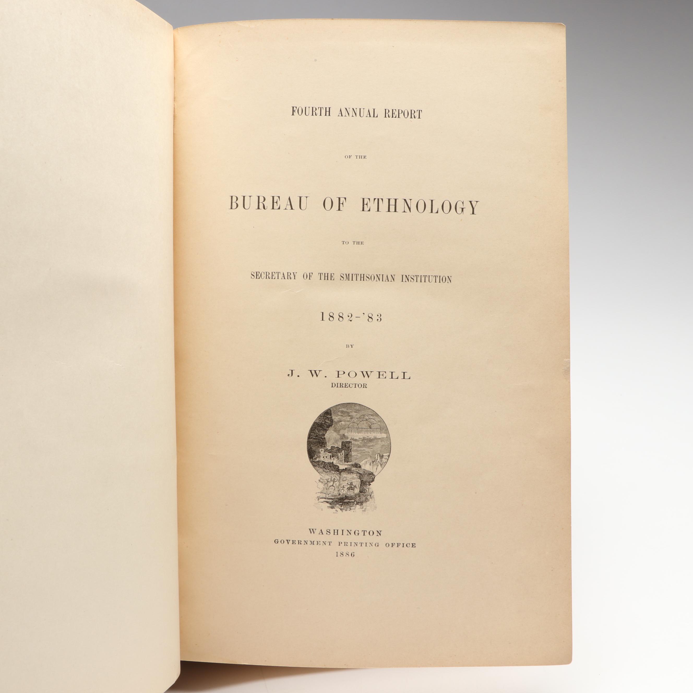 "Fourth Annual Report of the Bureau of Ethnology" by J. W. Powell, 1886