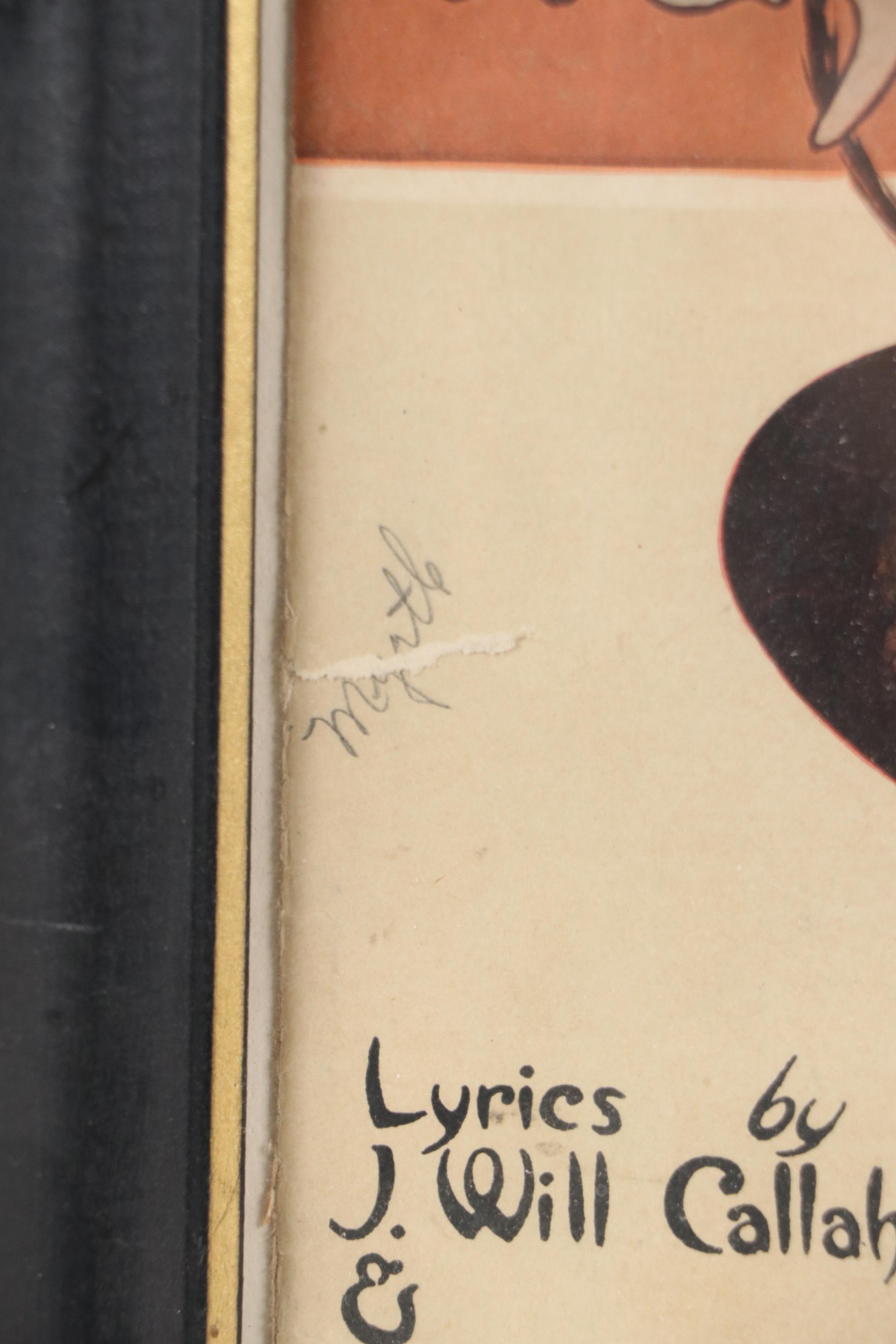 Lithograph and Halftone Sheet Music Cover Prints, Early 20th Century