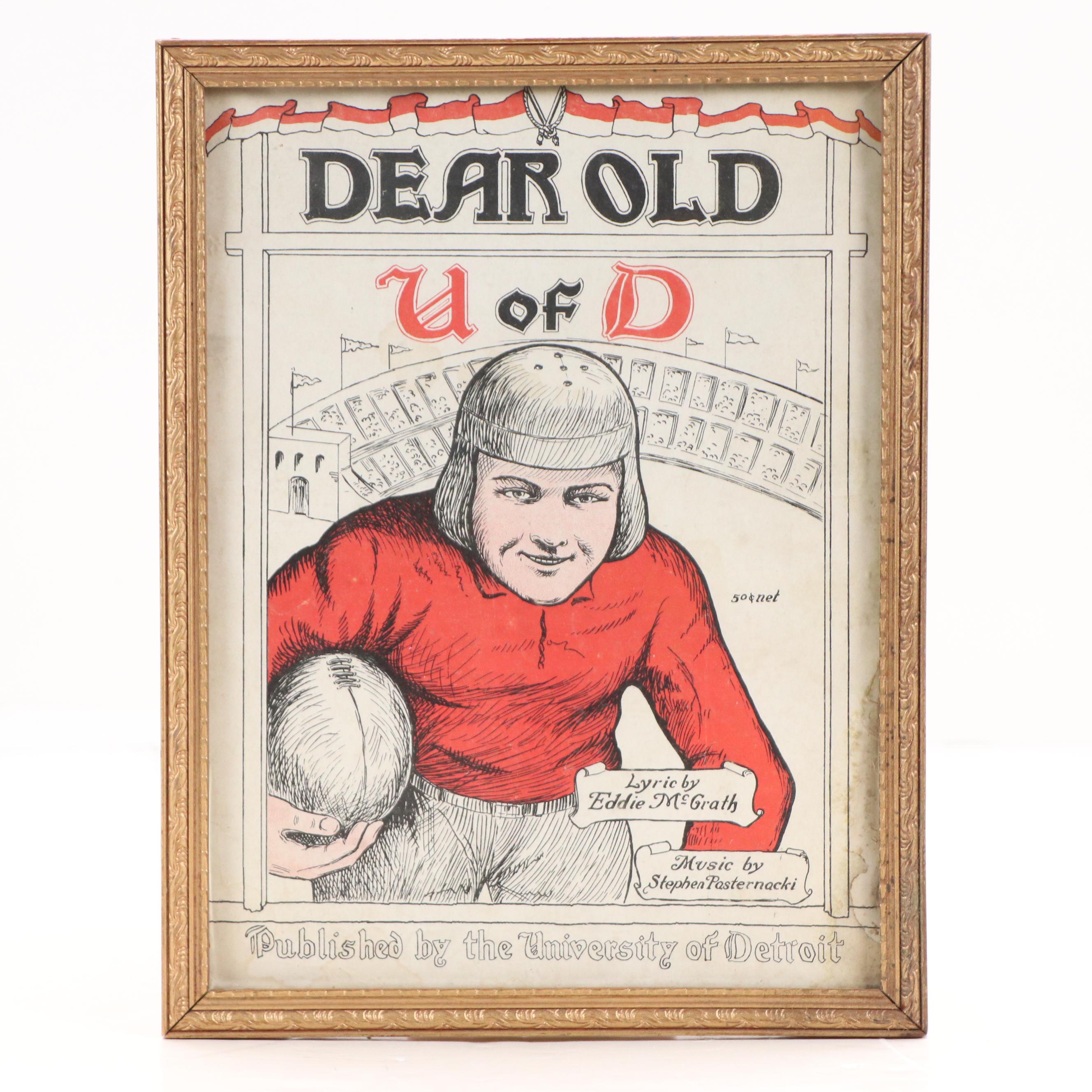 Lithograph and Halftone Sheet Music Cover Prints, Early 20th Century