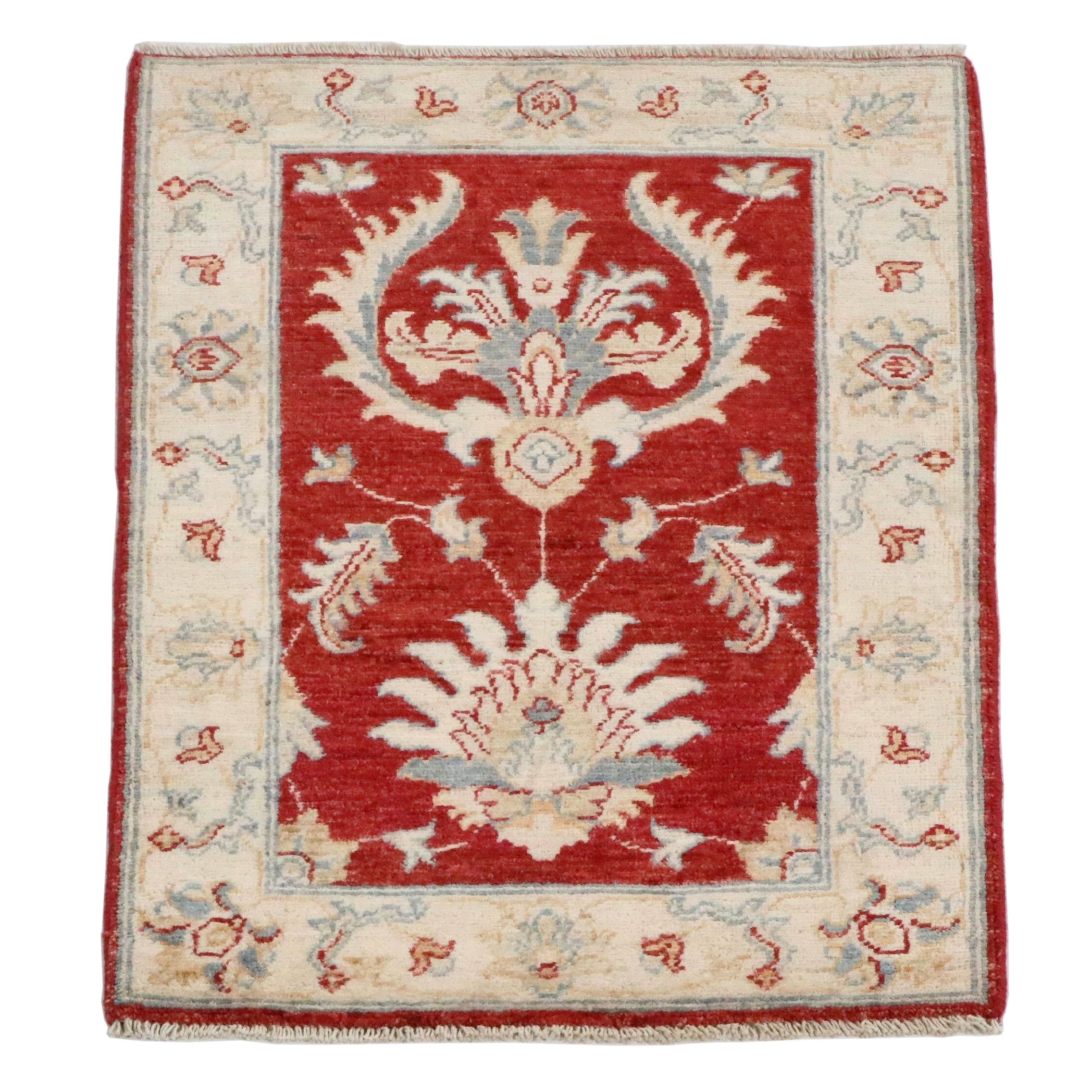 2' x 3'1 Hand-Knotted Indo-Persian Accent Rug