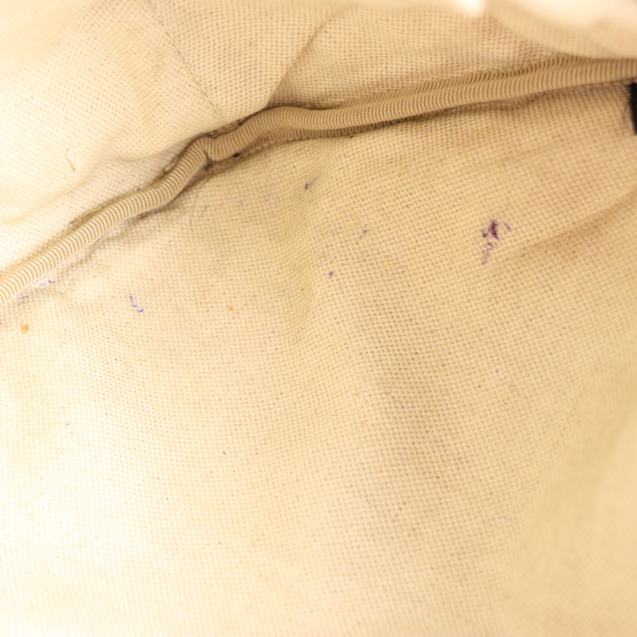 Gucci Belt Bag in Logo Printed Black Grained Calfskin Leather with Web Strap