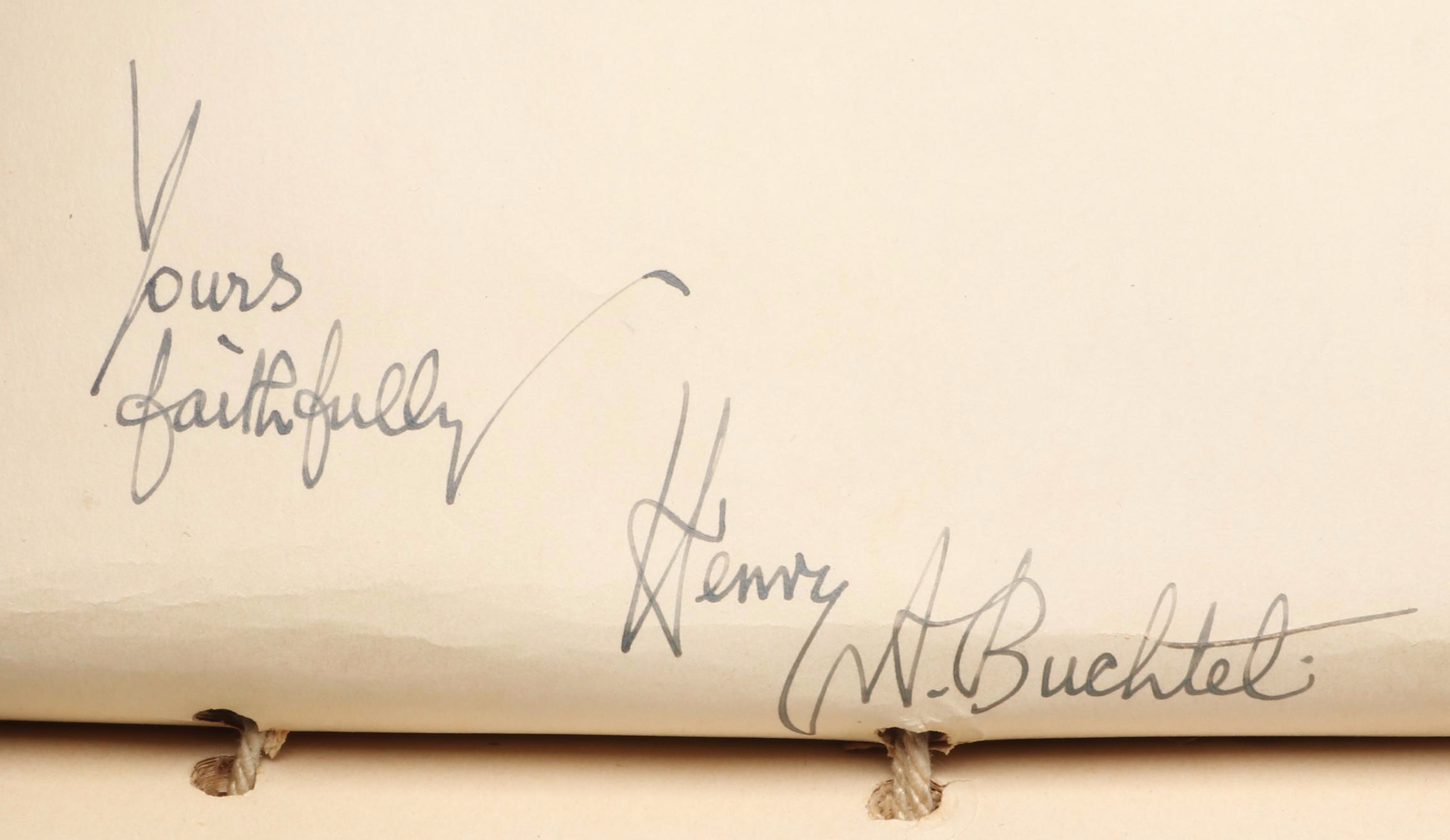 "Kynewisbok" University of Denver Yearbook Signed by Rev. Dr. Henry A. Buchtel