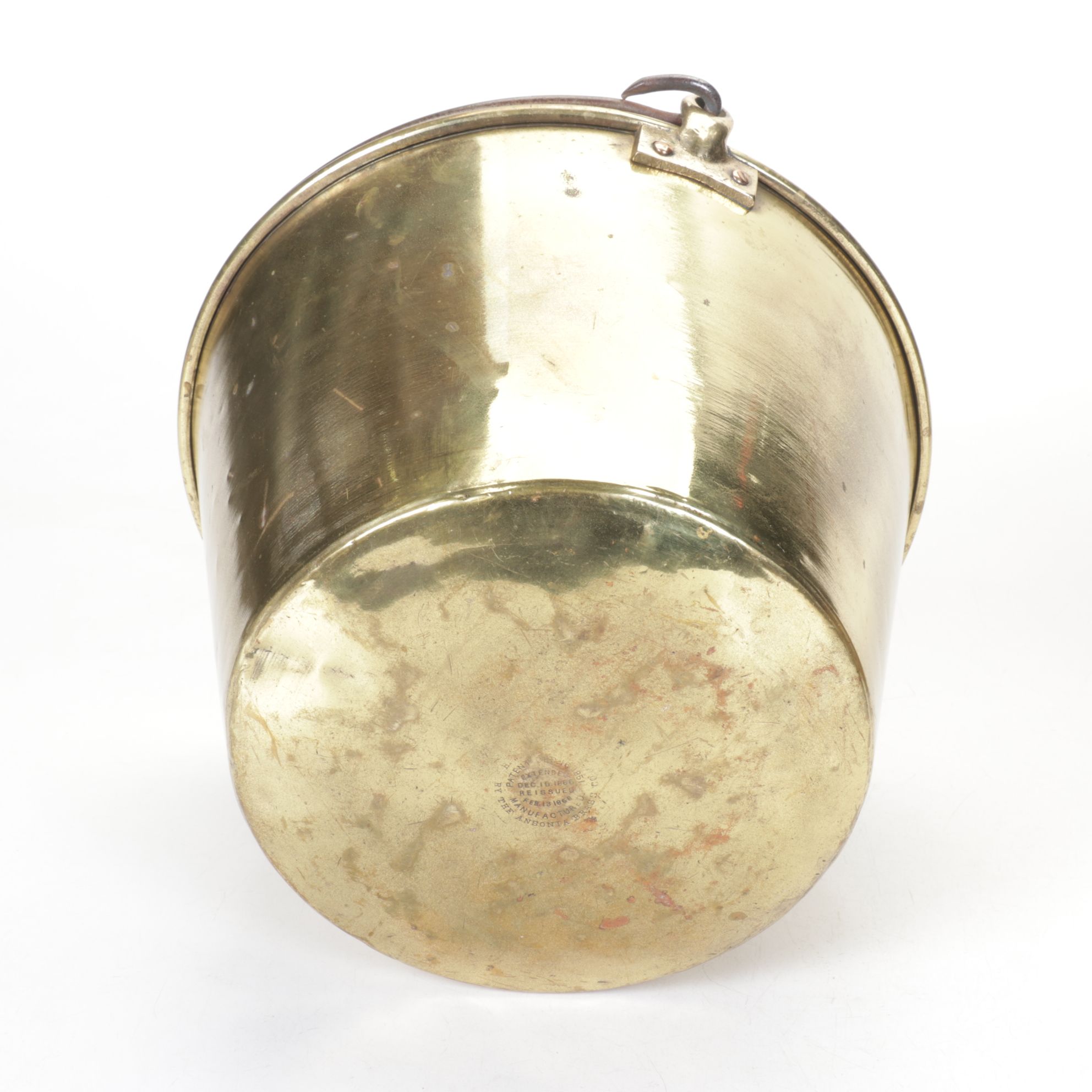 Ansonia Brass Company Fireplace Buckets, Late 19th Century