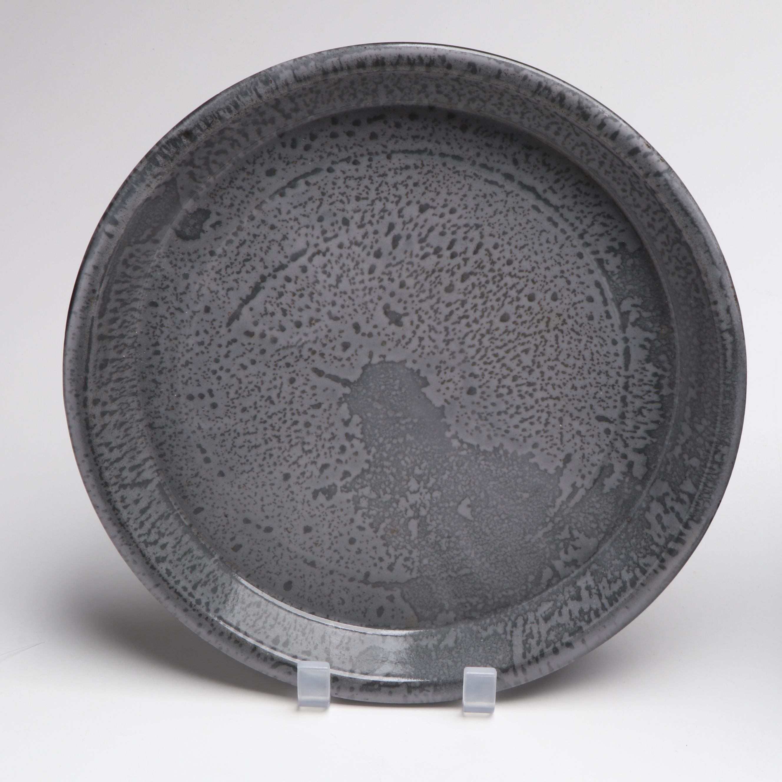 L.G. Mfg. Co. Pitcher with Other Mottled Gray Enamelware