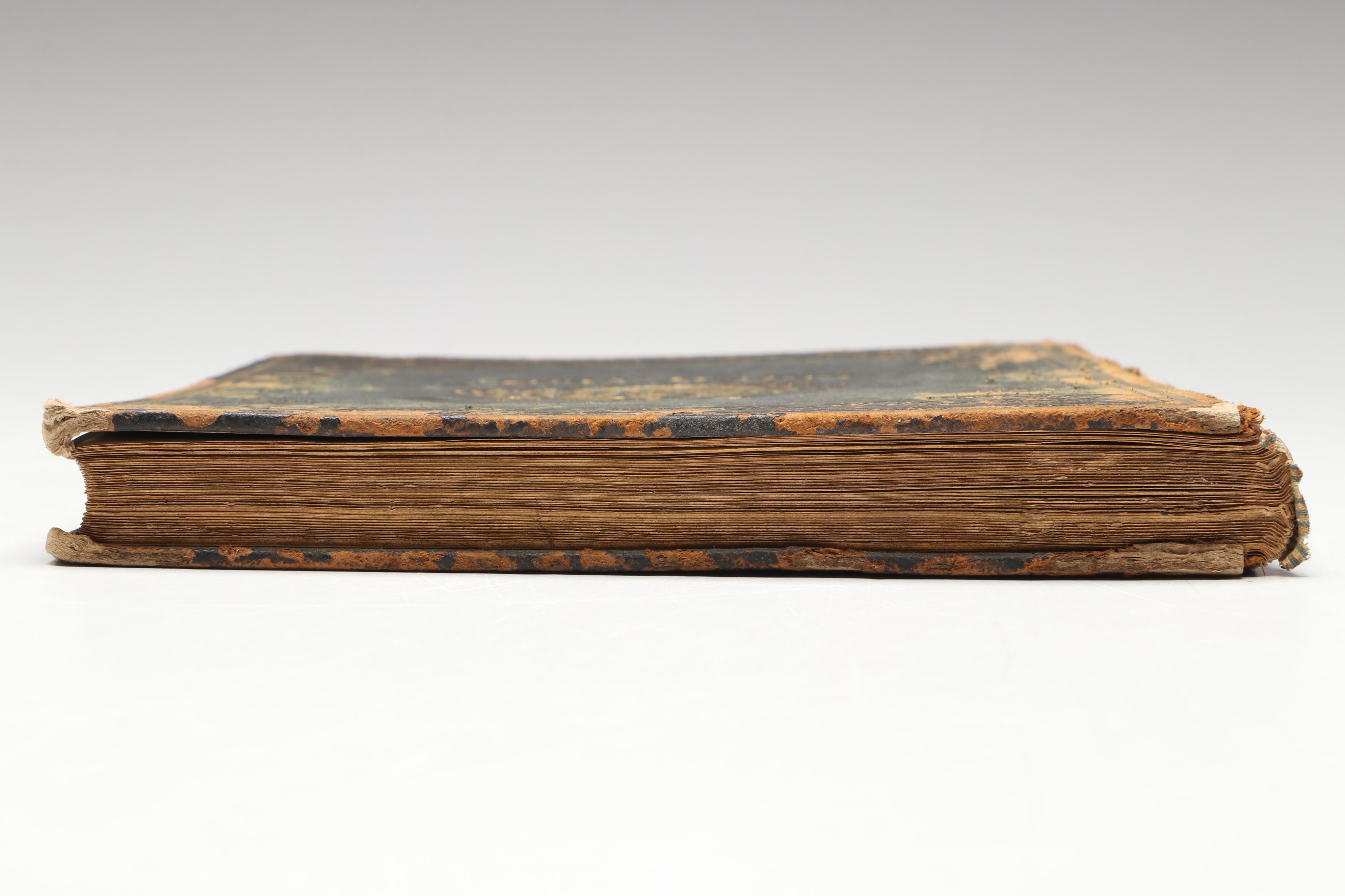 "Album of Pearls" Antique Autograph Book with Pictorial Engravings, Mid-19th C.