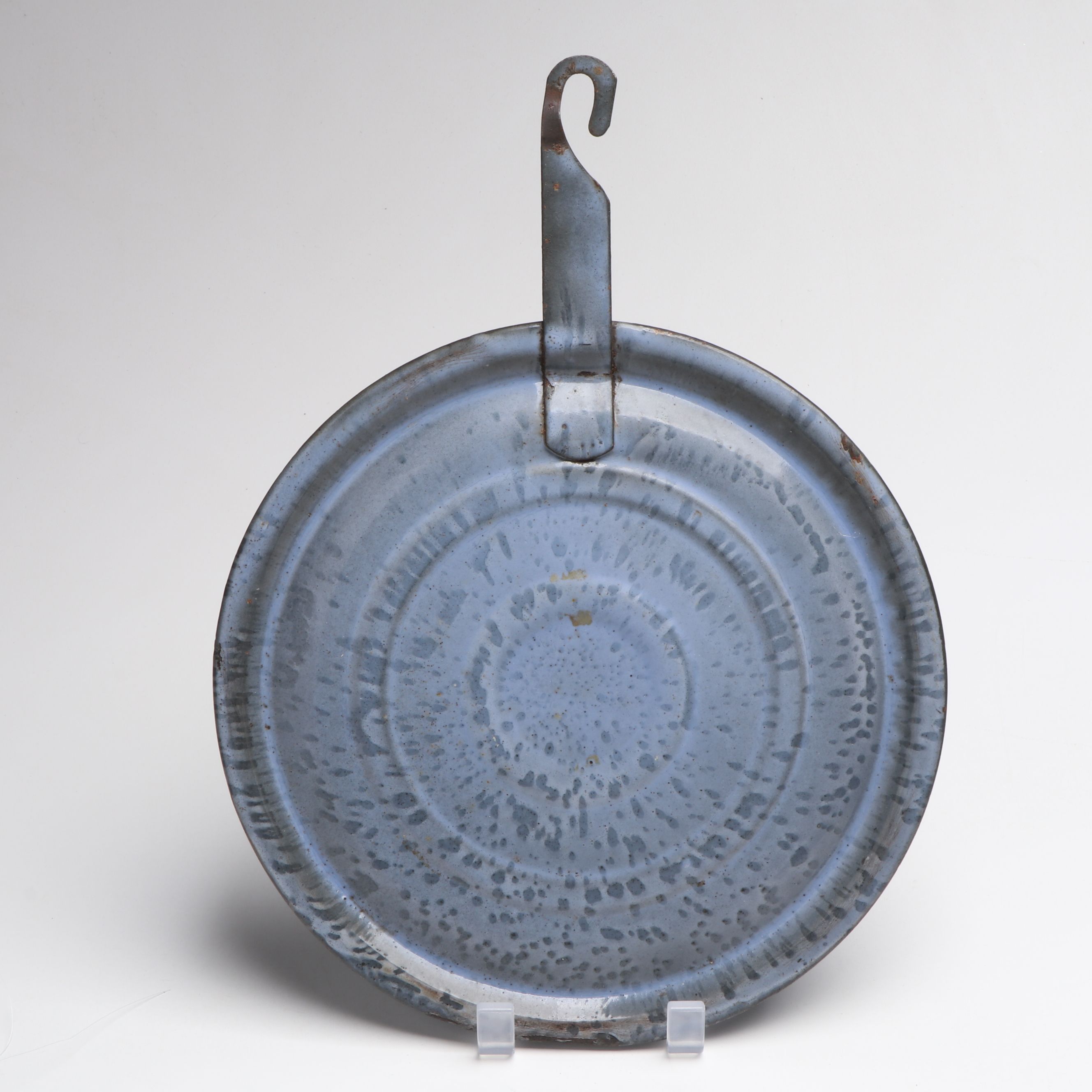 L.G. Mfg. Co. Pitcher with Other Mottled Gray Enamelware