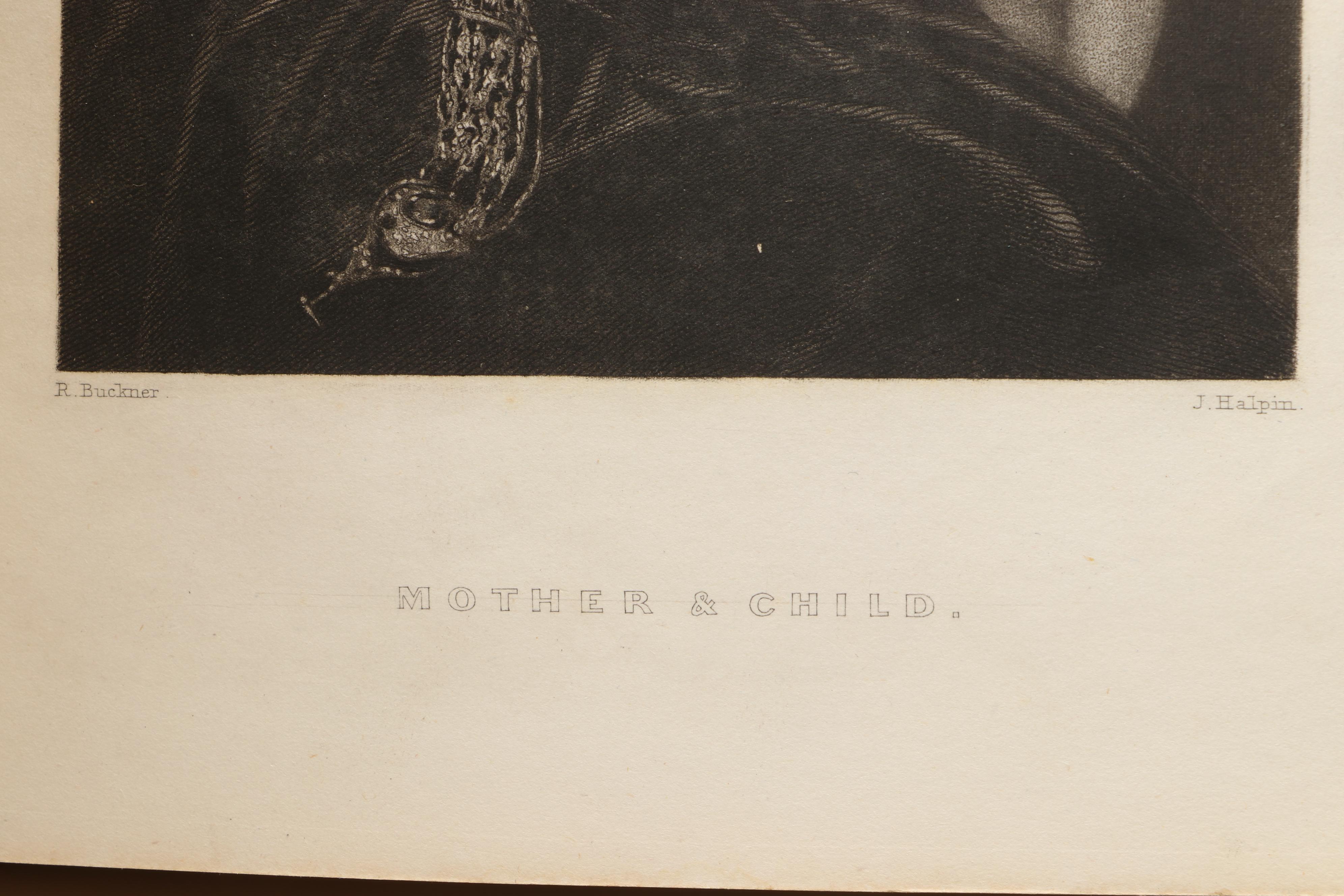 "Album of Pearls" Antique Autograph Book with Pictorial Engravings, Mid-19th C.