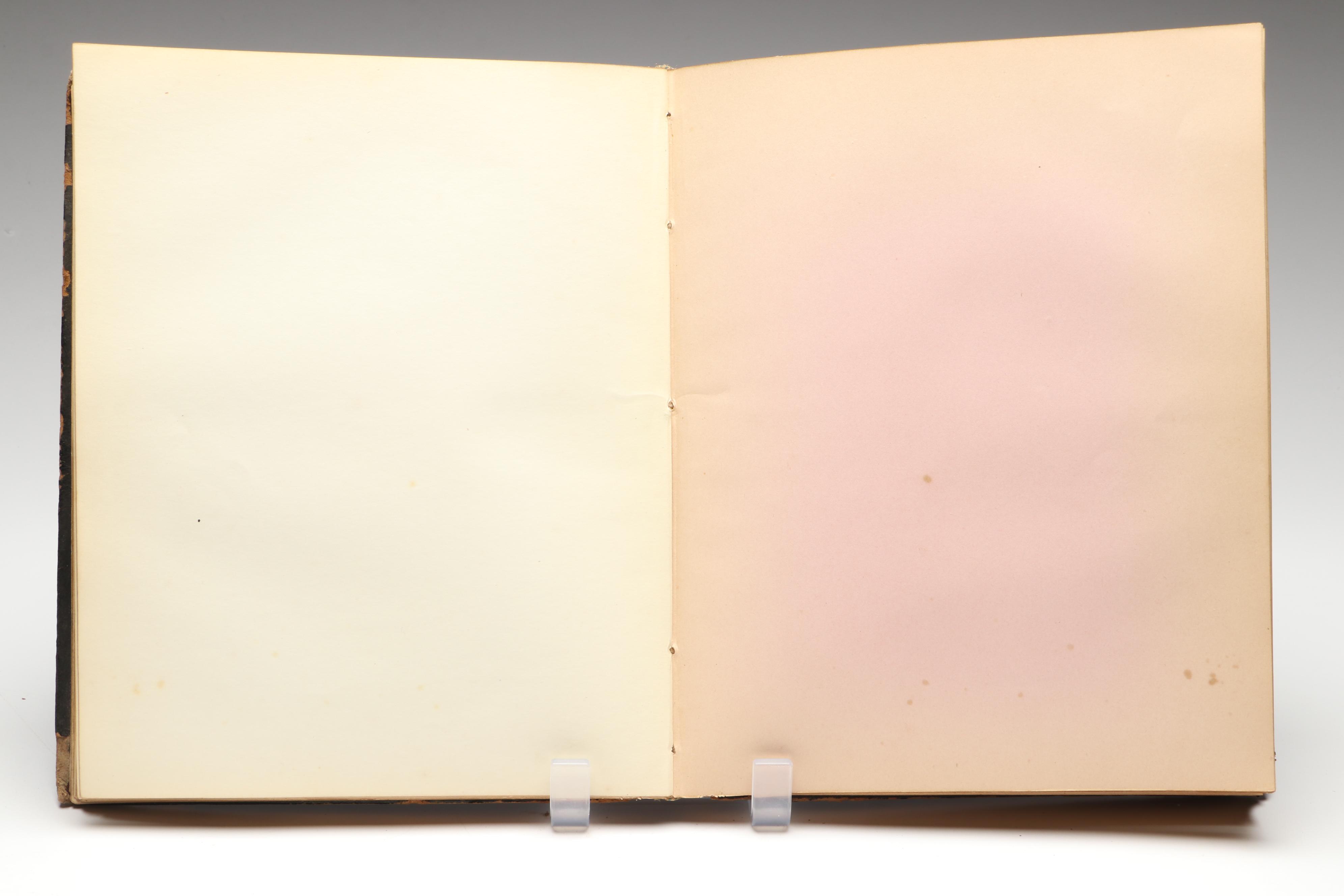 "Album of Pearls" Antique Autograph Book with Pictorial Engravings, Mid-19th C.