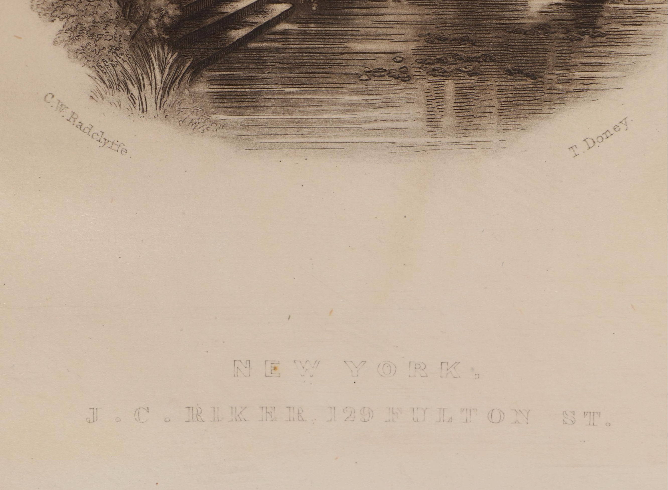 "Album of Pearls" Antique Autograph Book with Pictorial Engravings, Mid-19th C.