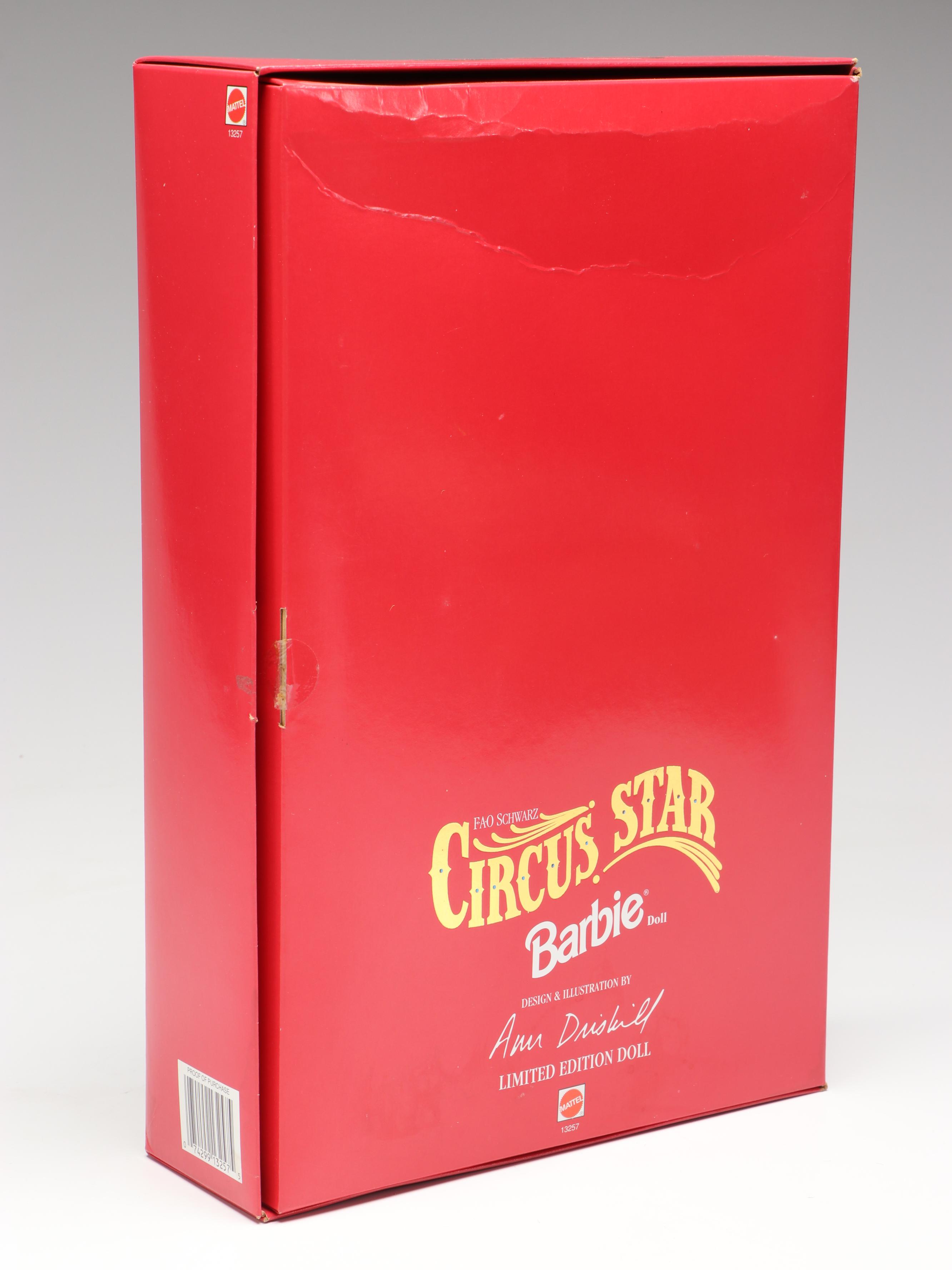 Mattel Limited Edition FAO Schwarz "Circus Star Barbie" Doll, 1994