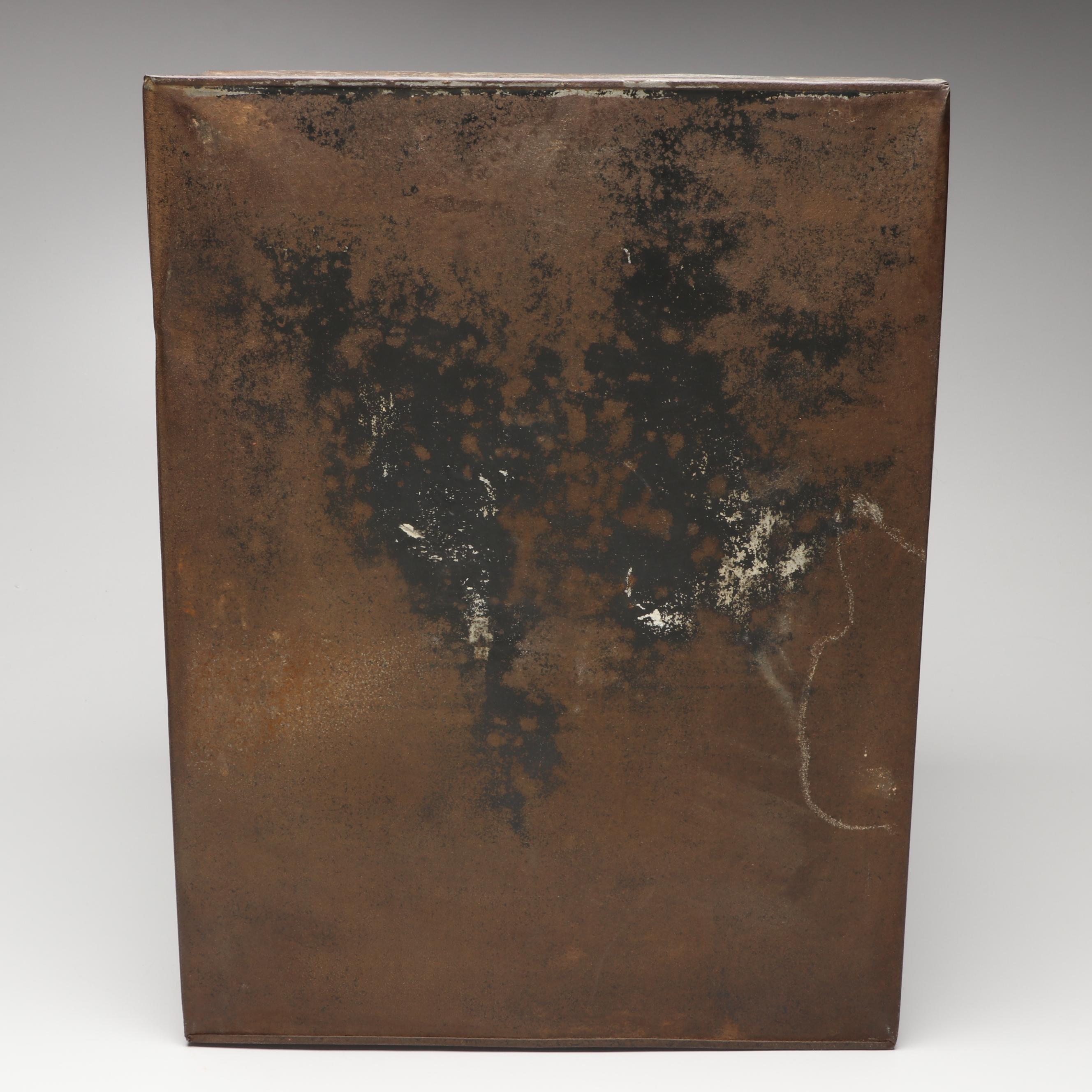 Gunpowder Tea Metal Store Display Canister, Late 19th Century