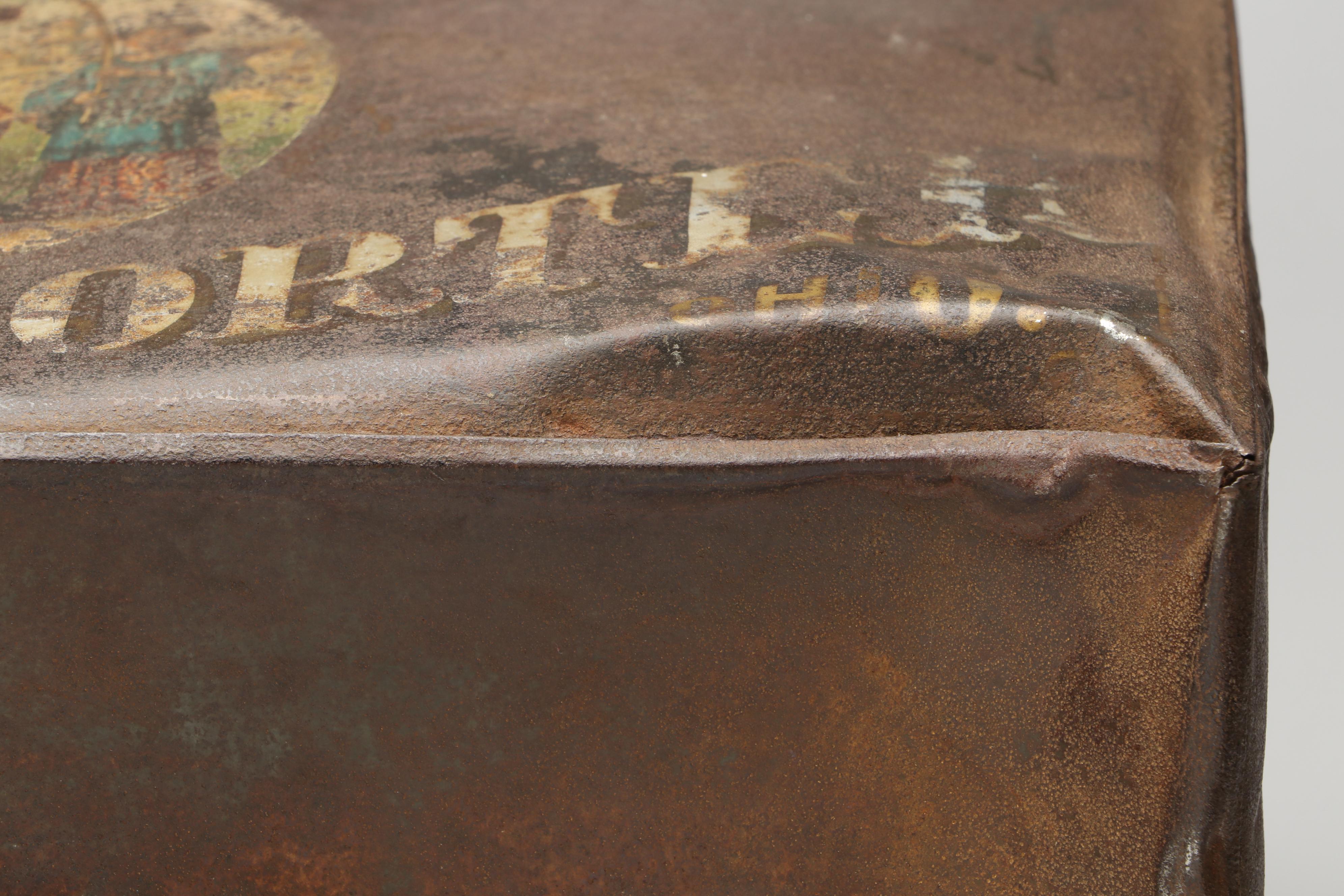 Gunpowder Tea Metal Store Display Canister, Late 19th Century