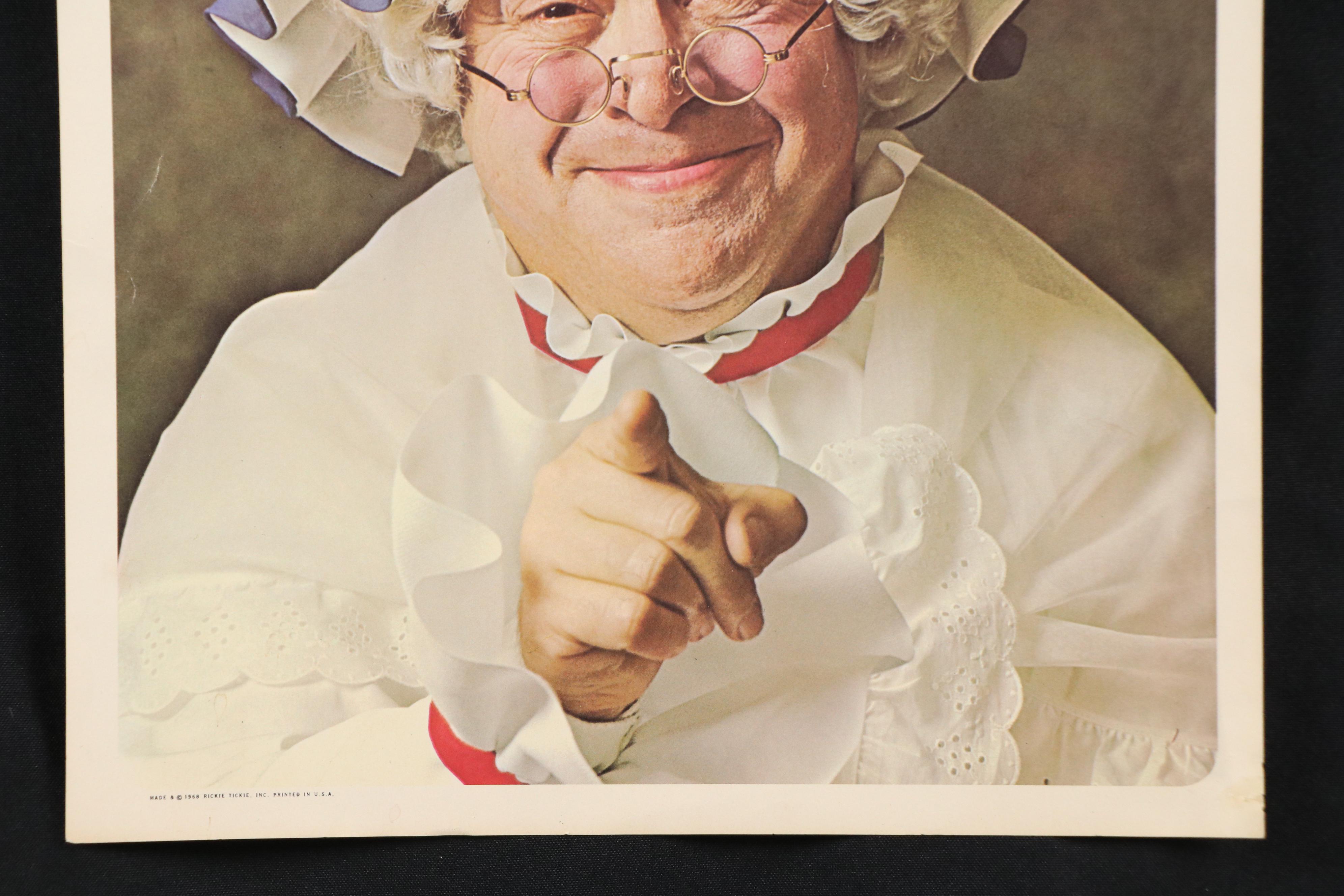 Rickie Tickie Inc. Offset Lithograph Poster "Mom Wants You...," 1968