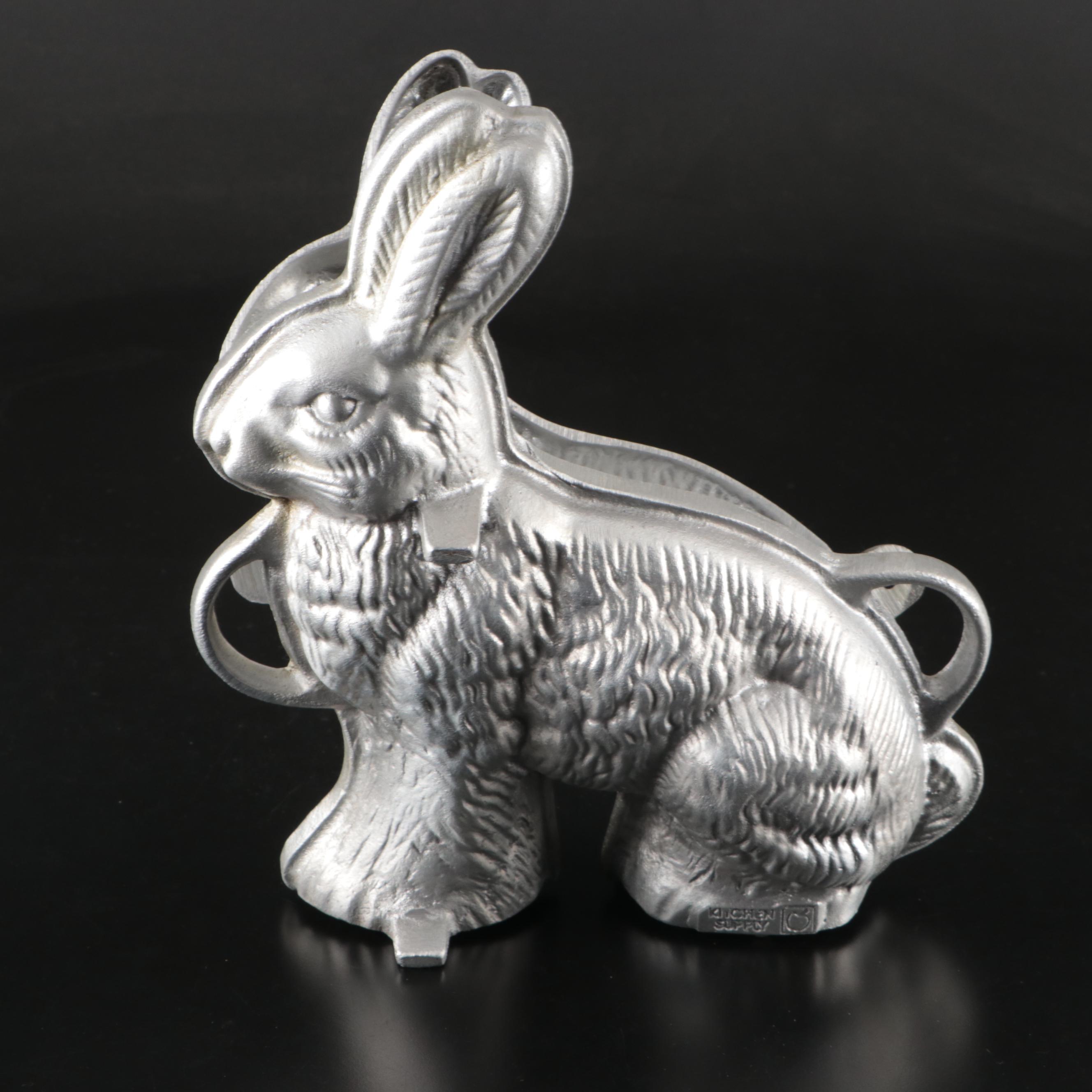 Arthur Court Rabbit Figurines with Other Serving Pieces and Baking Mold