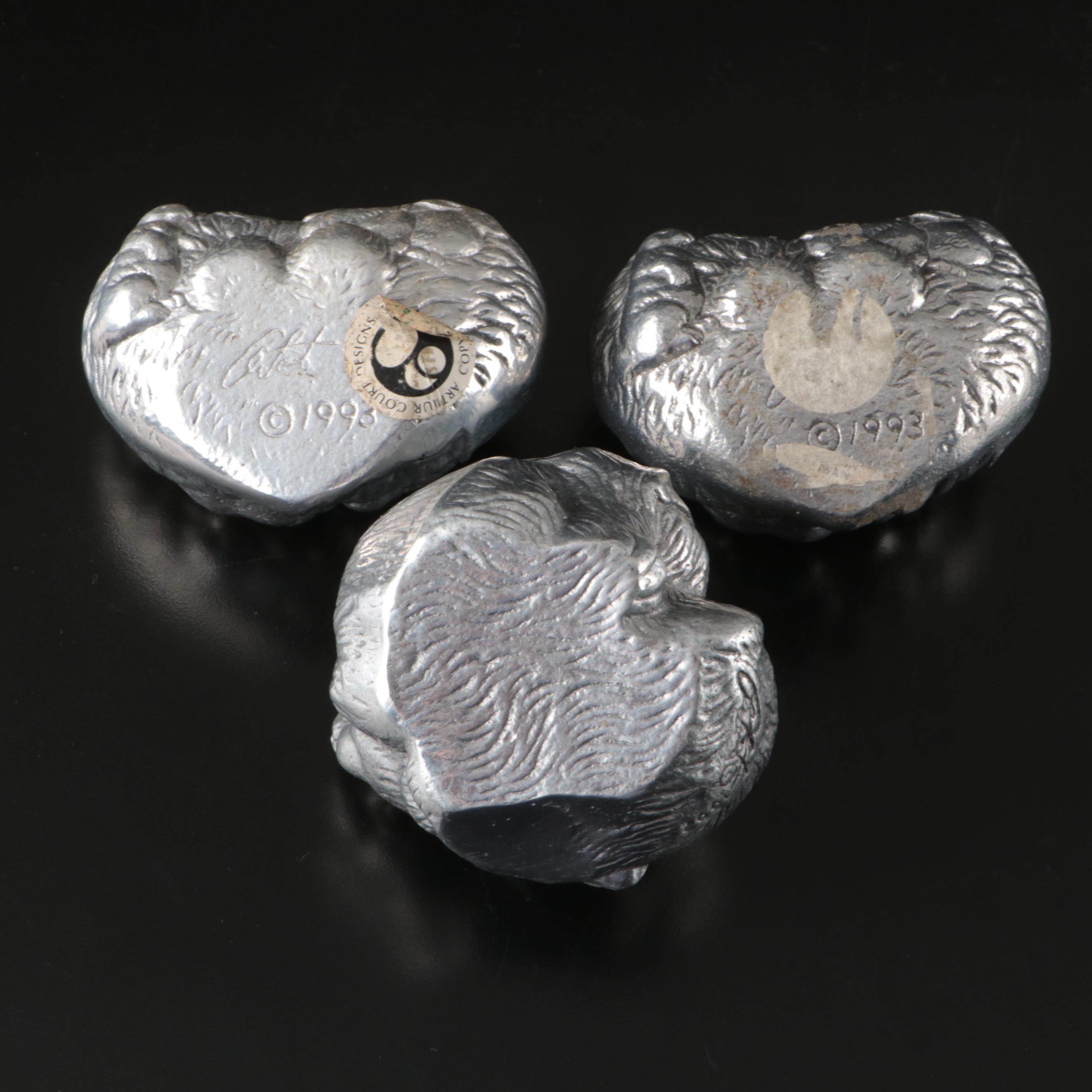 Arthur Court Rabbit Figurines with Other Serving Pieces and Baking Mold