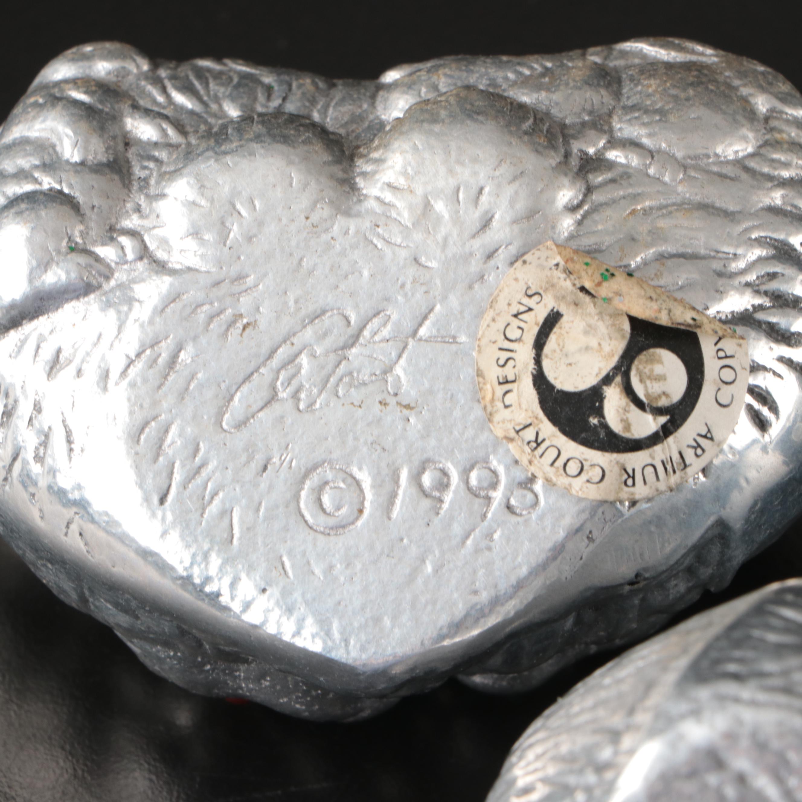 Arthur Court Rabbit Figurines with Other Serving Pieces and Baking Mold