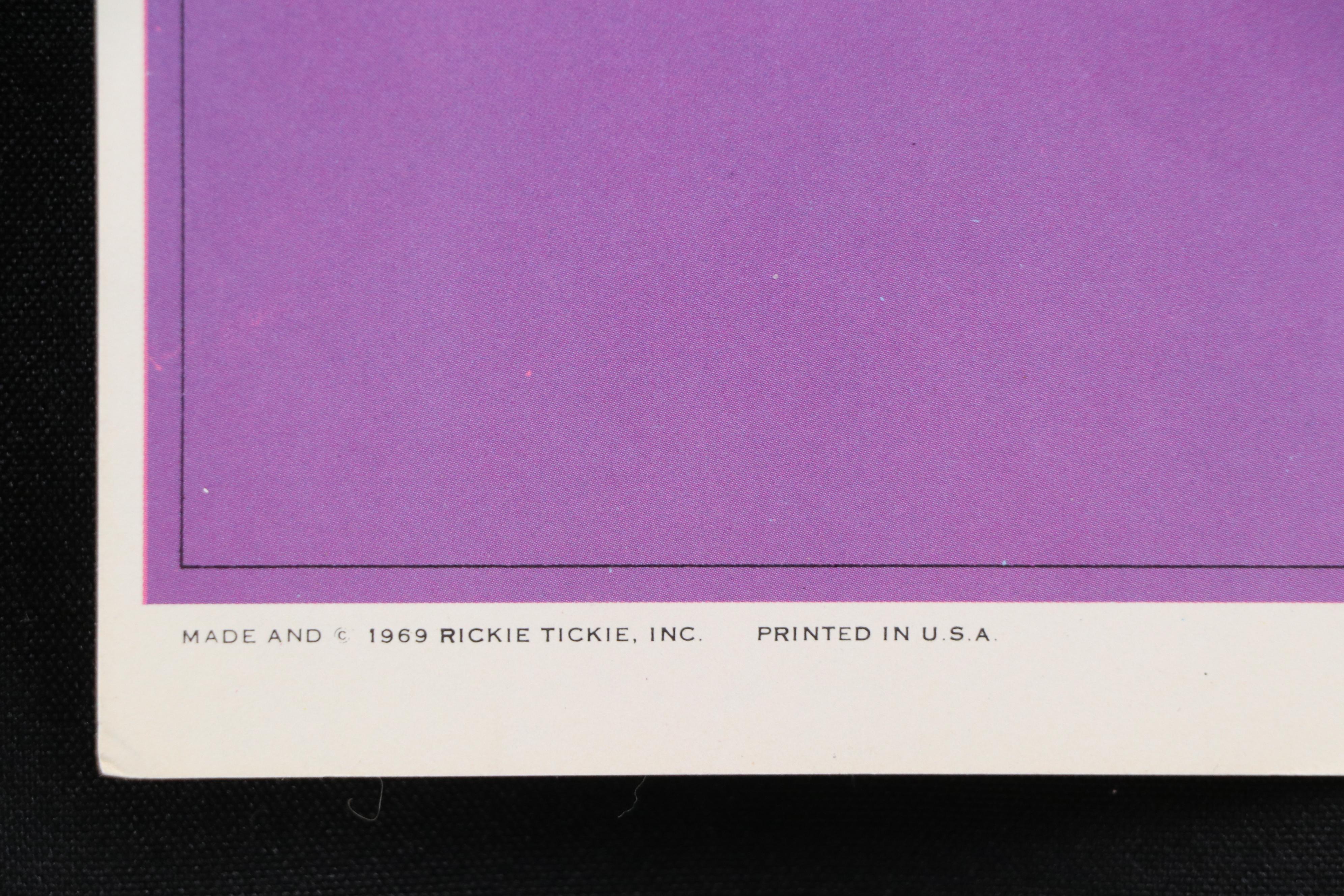 Rickie Tickie Inc. Offset Lithograph with Question Mark, 1969