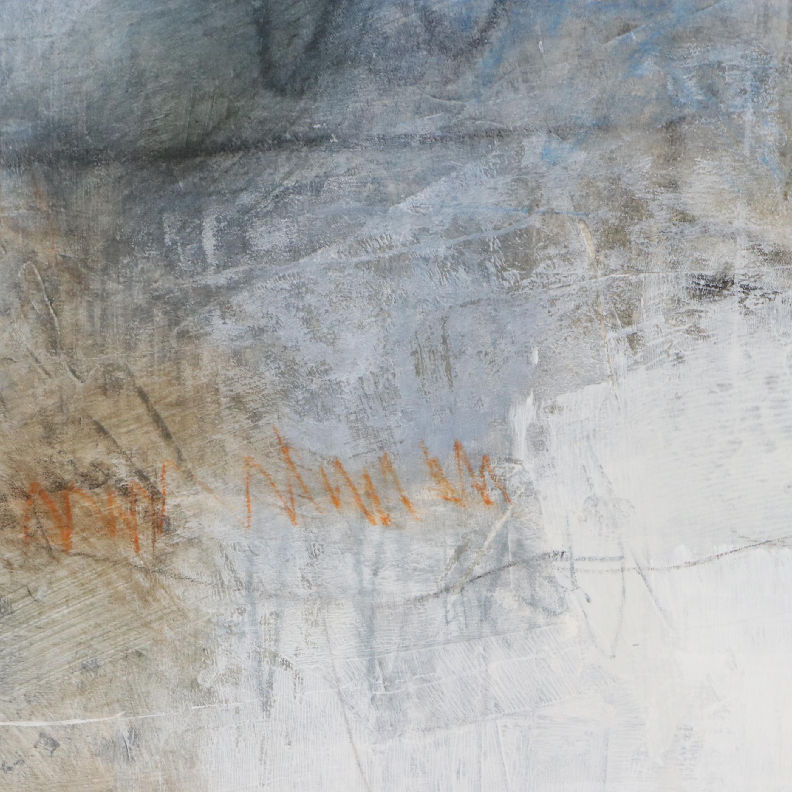 Ursula Brenner Abstract Mixed Media Painting, 21st Century