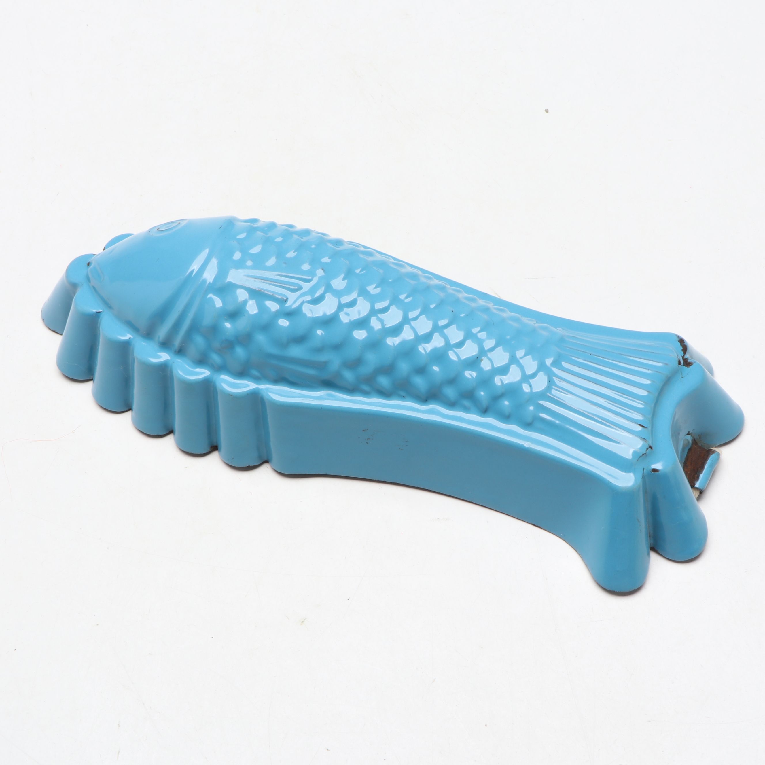 Cooking Pan, Plates and Other Blue Speckled and Marbled Enamelware