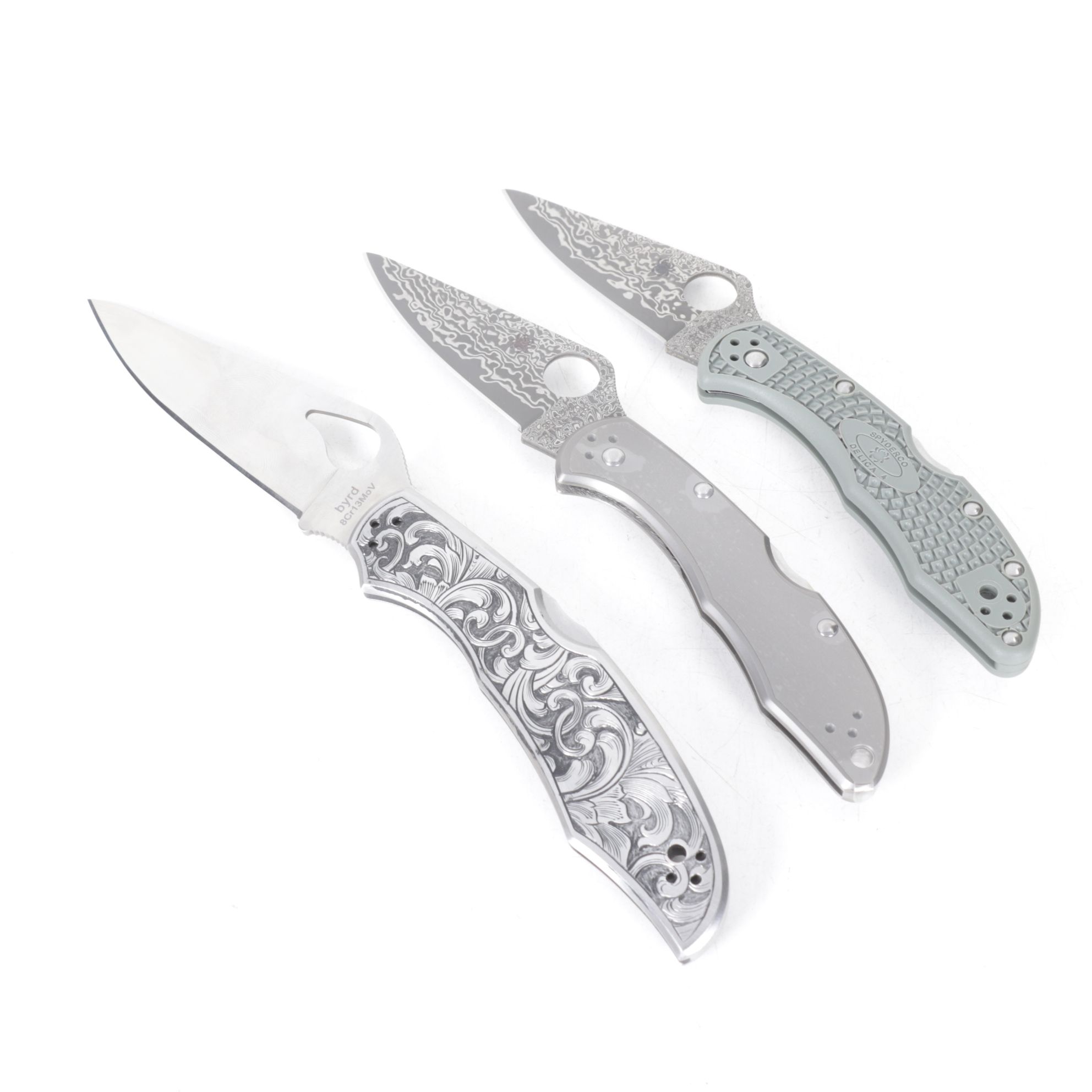 Spyderco and Byrd Folding Knives