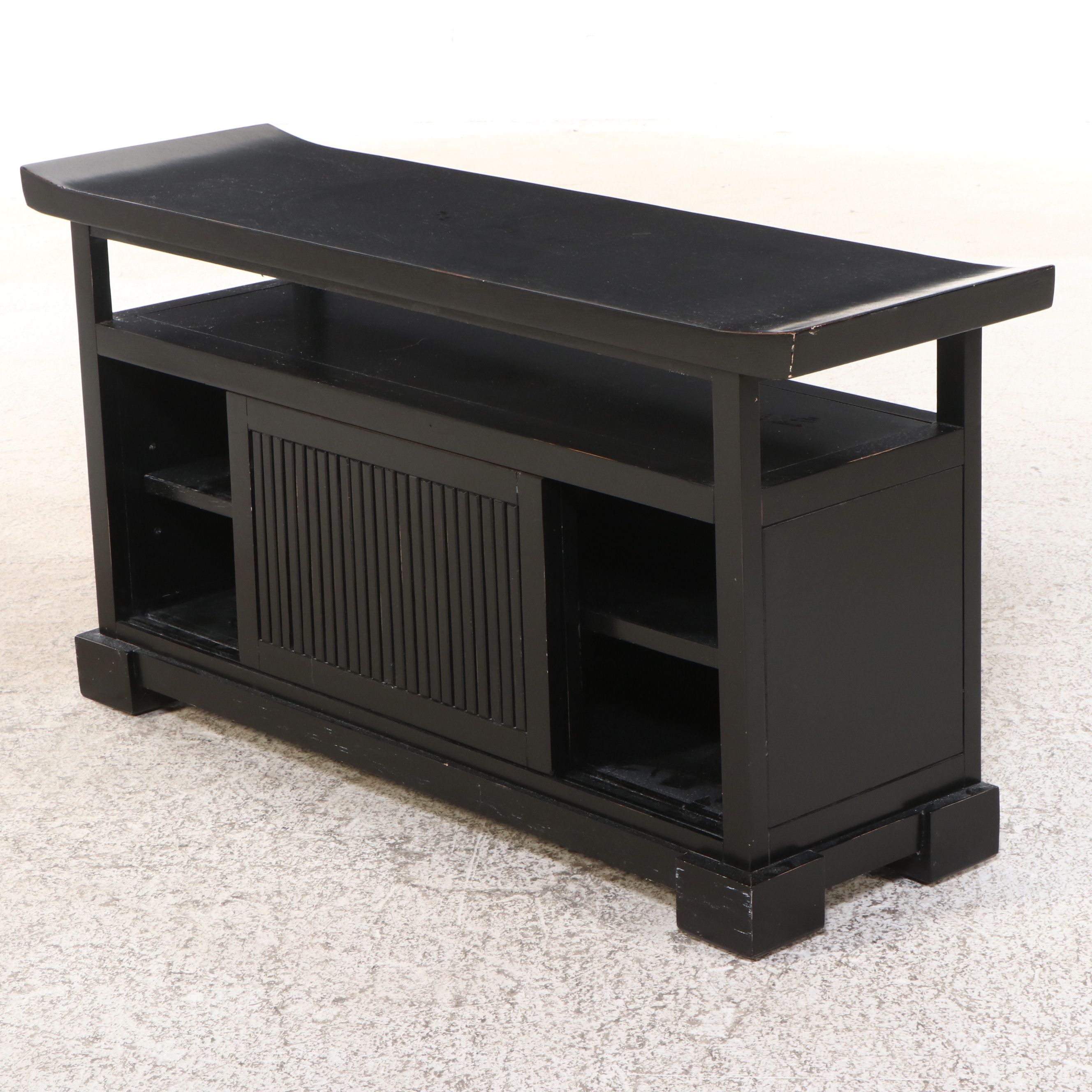 Pier 1 Imports Ebonized Entertainment Cabinet