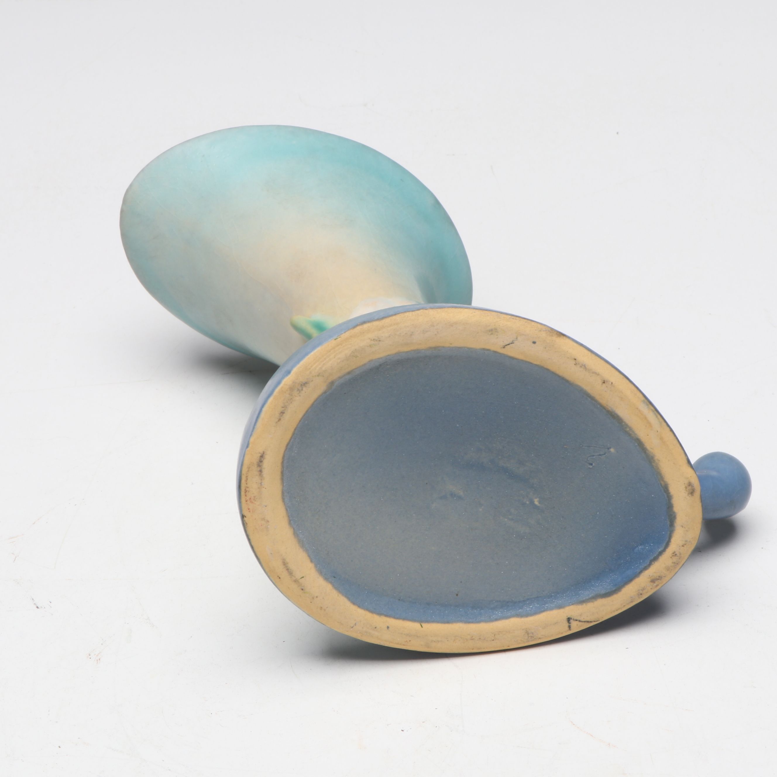 Roseville Pottery "Columbine" Planter with Cornucopia Vase