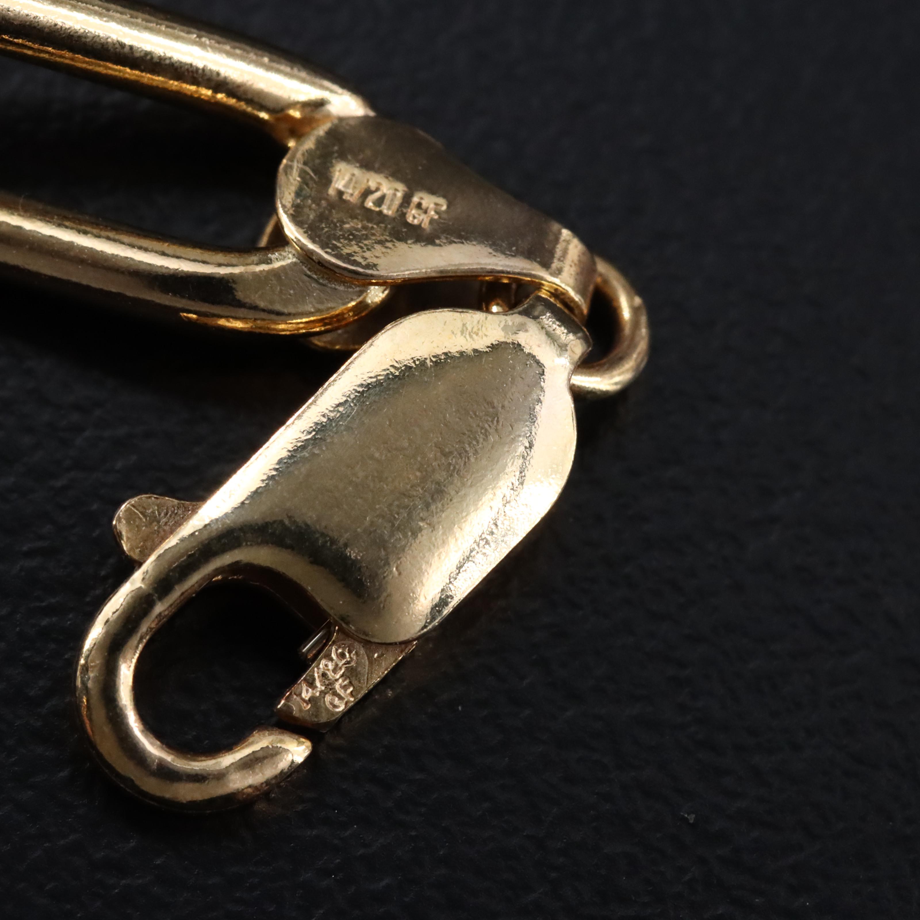 Gold-Filled Figaro Chain Bracelet