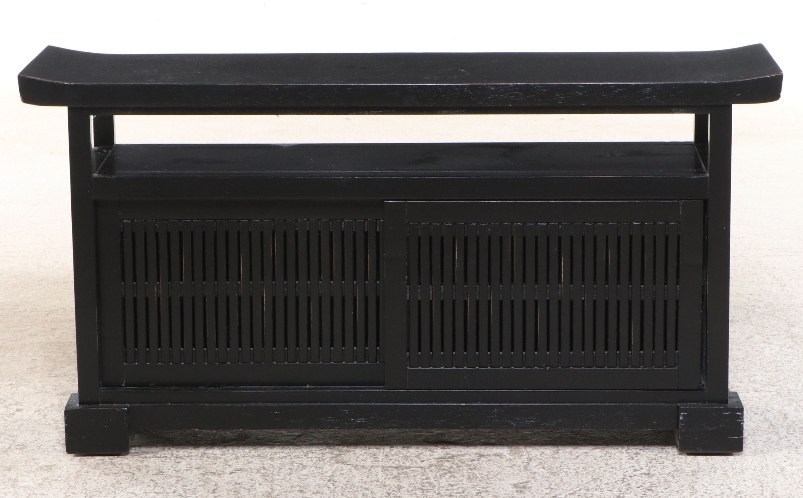 Pier 1 Imports Ebonized Entertainment Cabinet