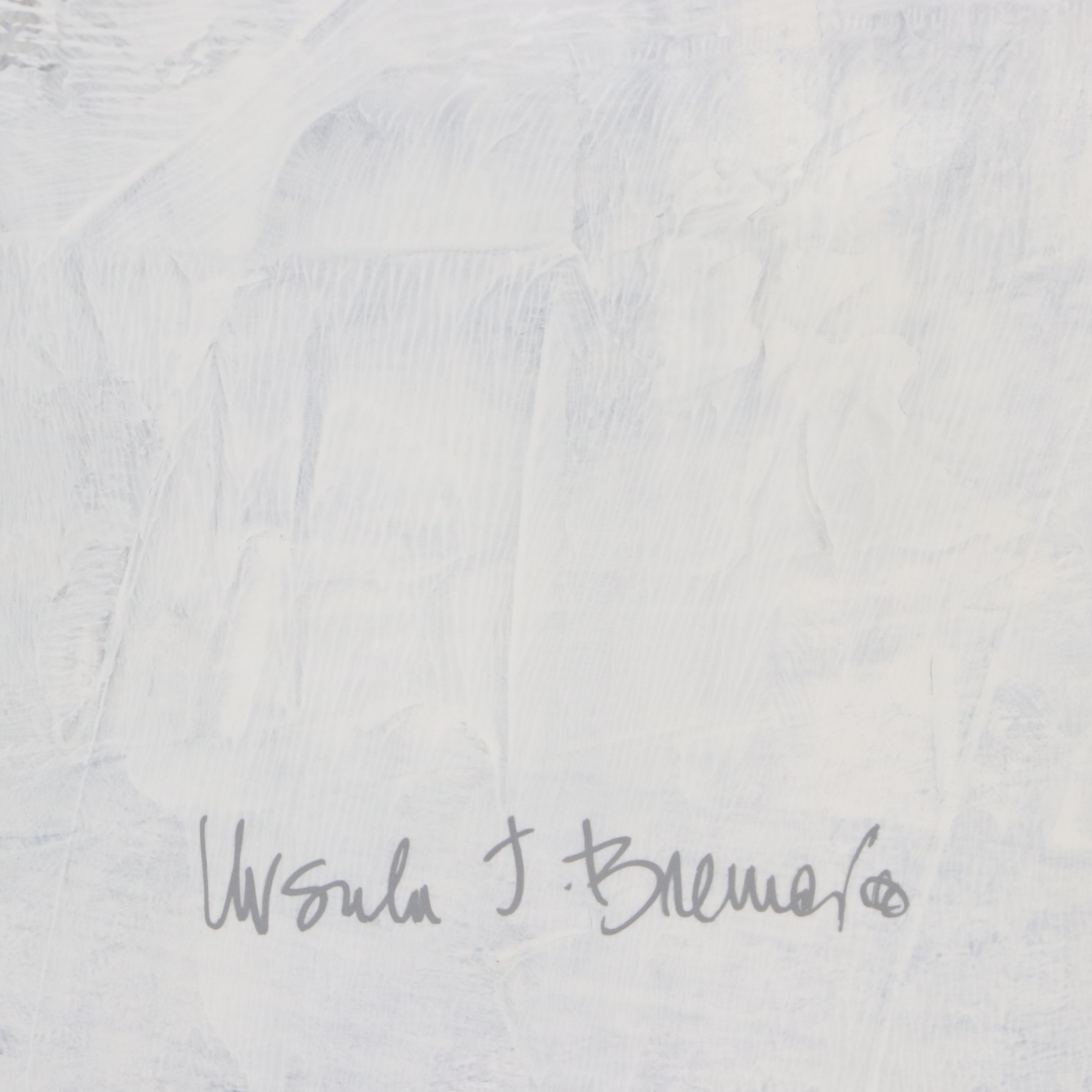 Ursula Brenner Abstract Mixed Media Painting, 21st Century