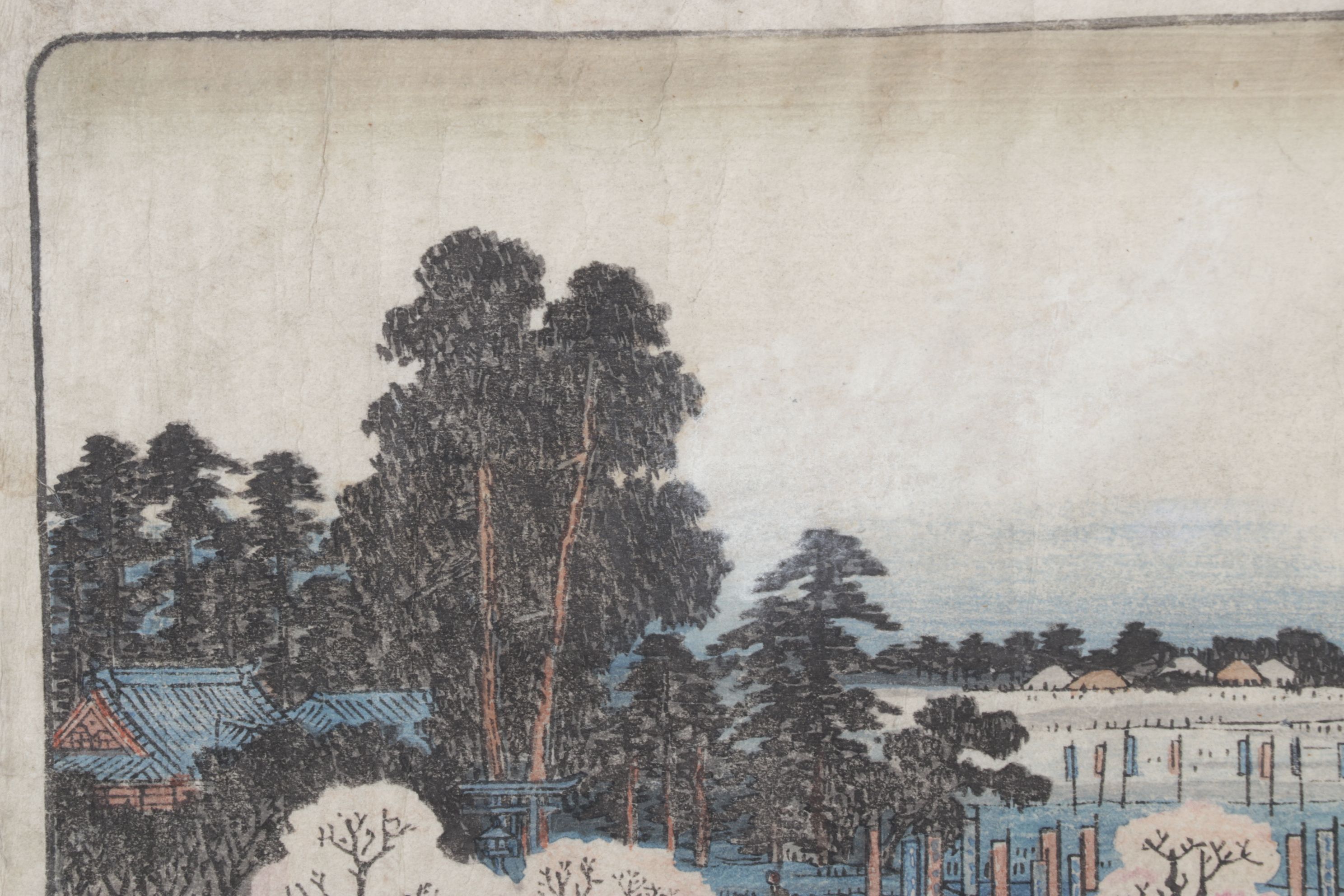 Woodblock After Utagawa Hiroshige "Azuma Wood"