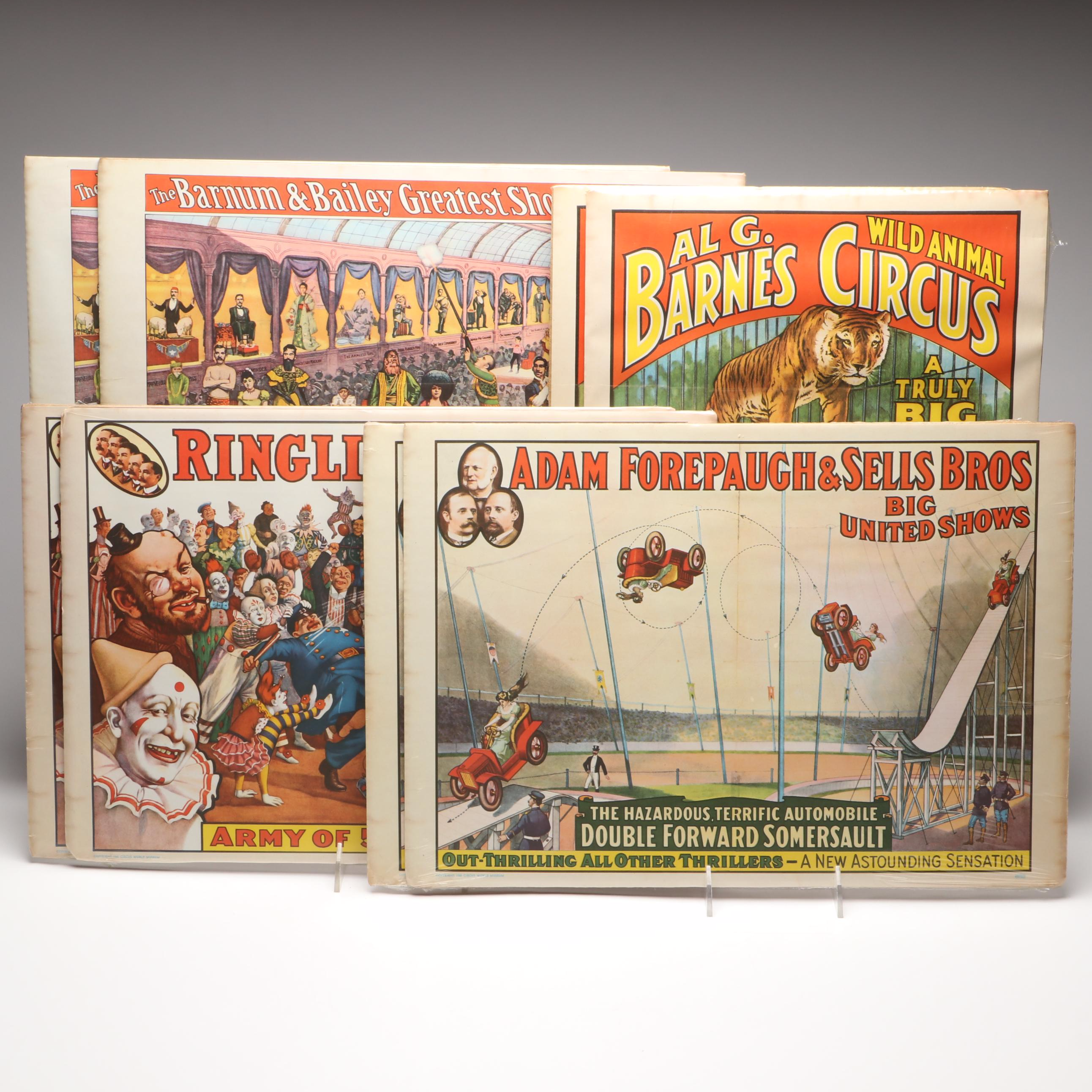 Barnum & Bailey, Ringling Brothers, and More 1960s Circus World Museum Posters