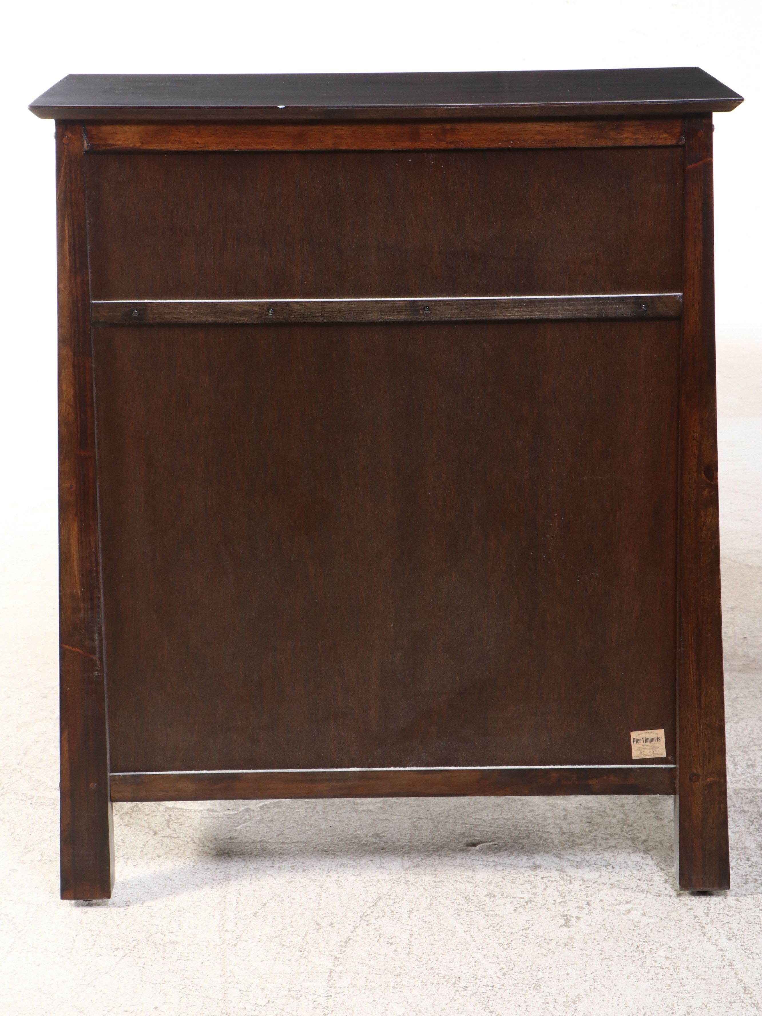 Pier 1 Asian Style Five-Drawer Wood Chest