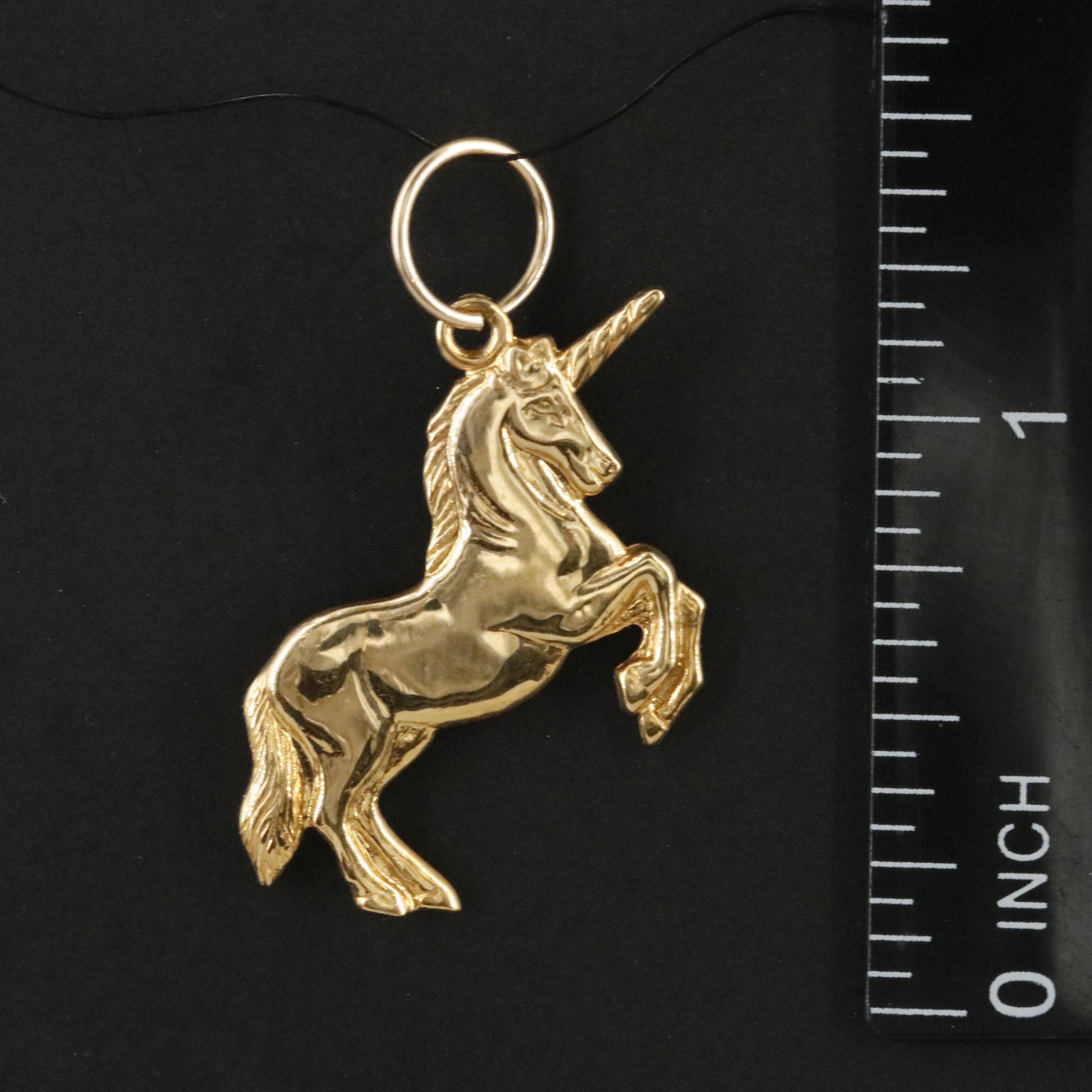 Gold-Filled Unicorn Pendant