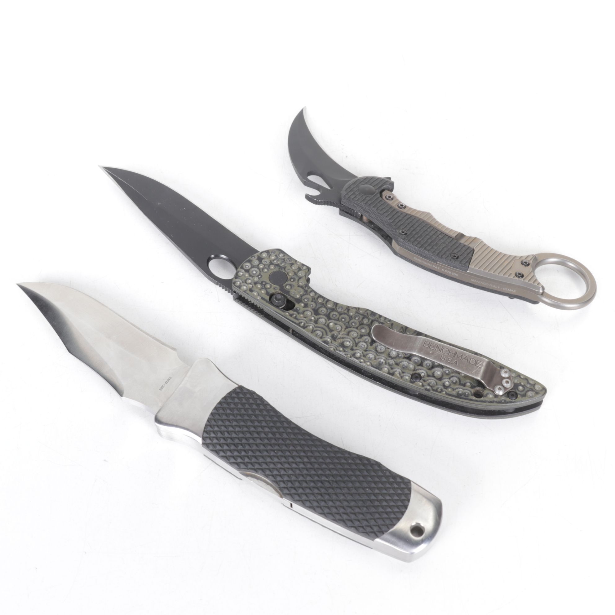 Six Folding Knives with Fox, Benchmade, SOG, and More