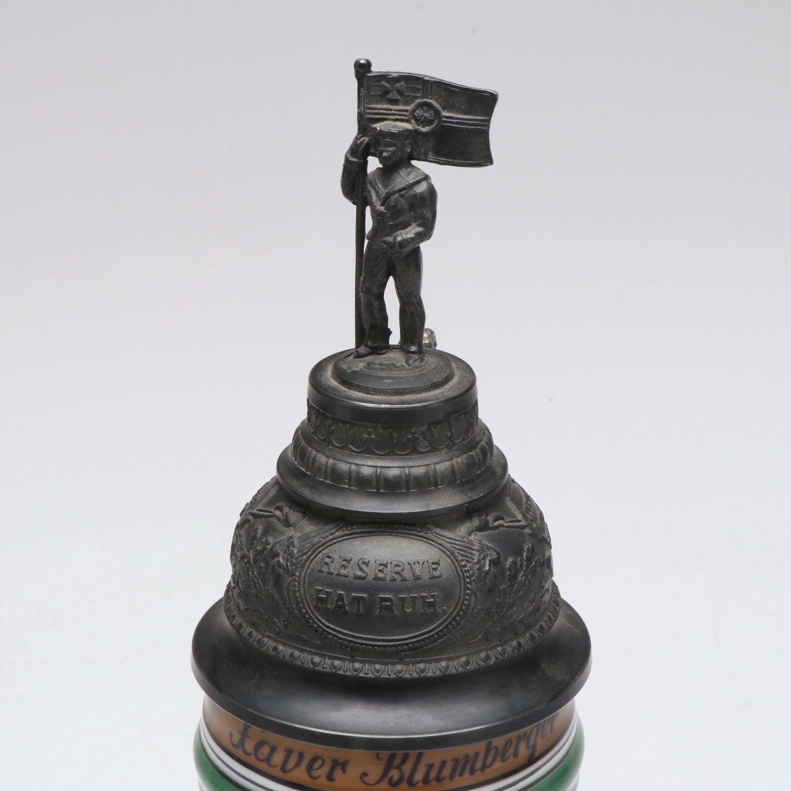 Prussian Regimental Naval Commemorative Stein, Late 19th Century