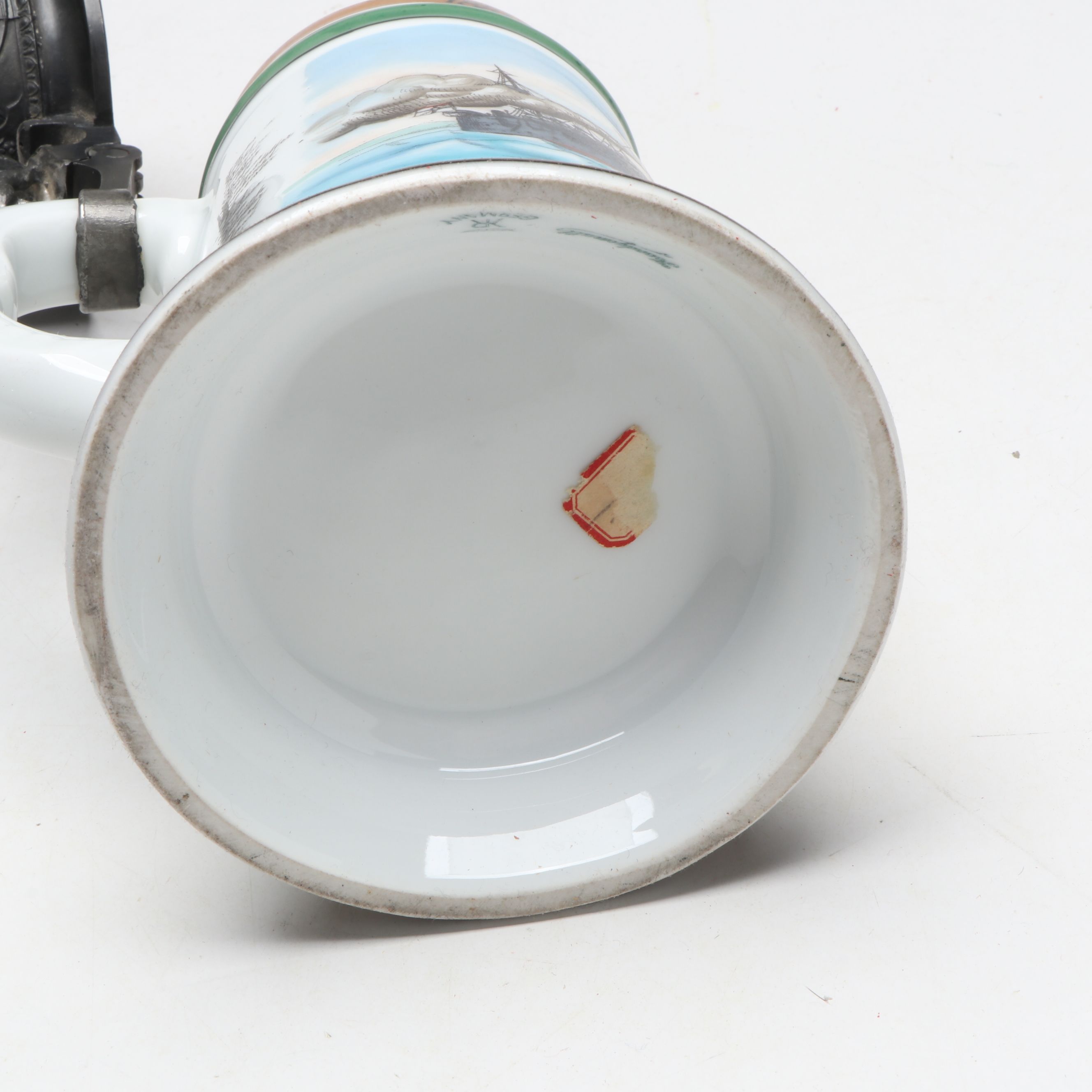 Prussian Regimental Naval Commemorative Stein, Late 19th Century