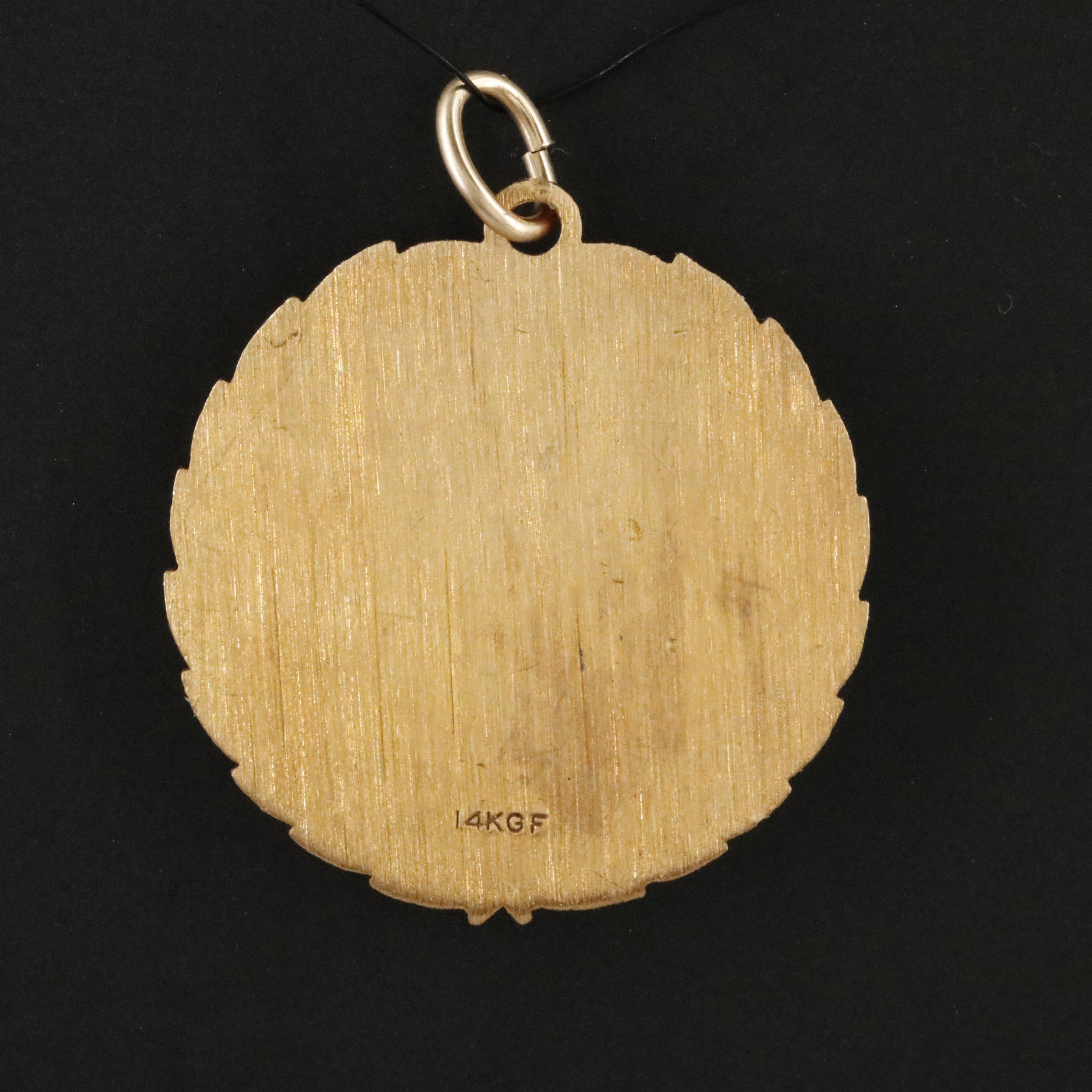 Gold-Filled Saint Christopher Pendant