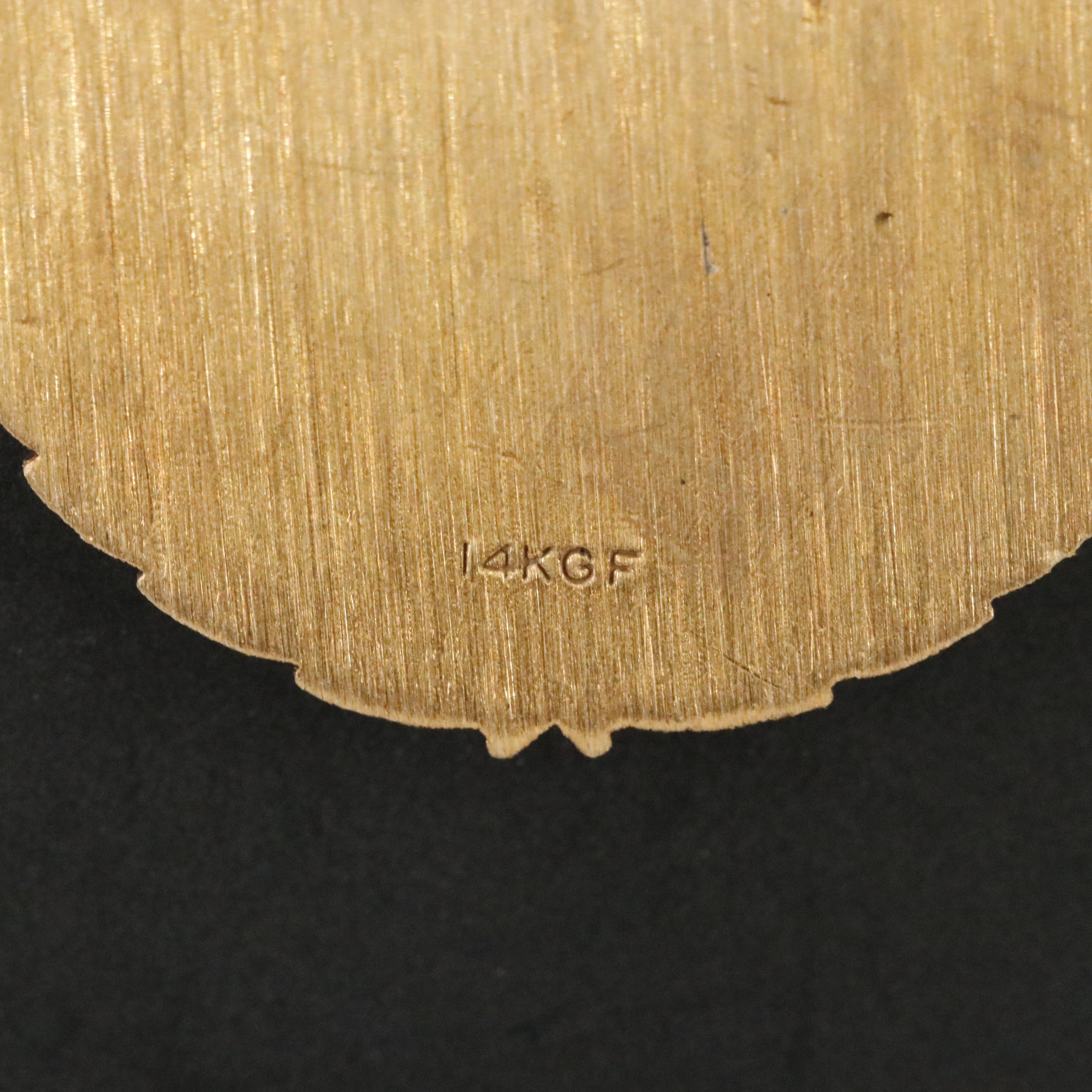 Gold-Filled Saint Christopher Pendant